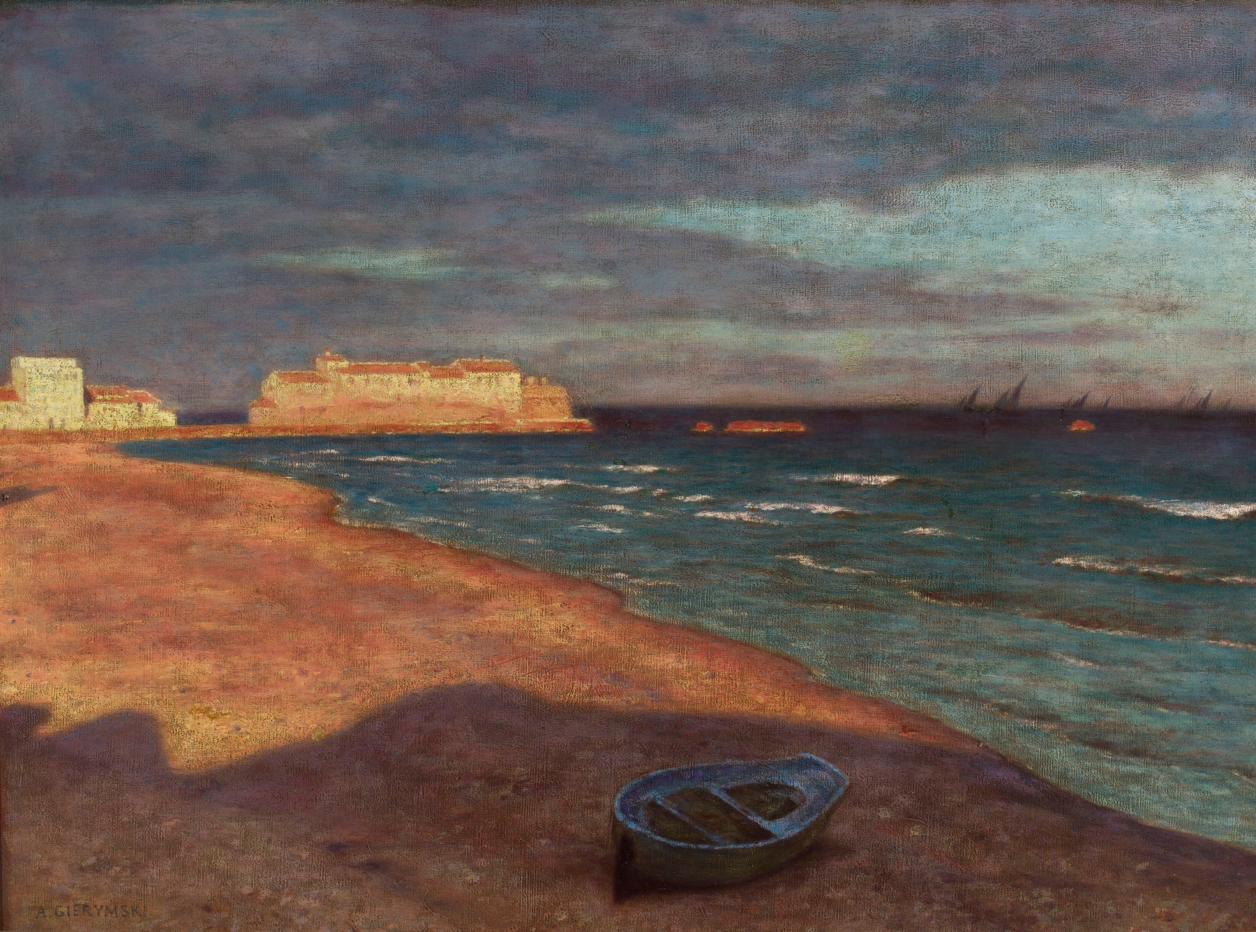 Sea, by Aleksander Gierymski, public domain