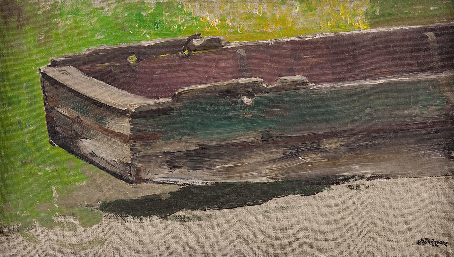 Chiemseekahn, by Joseph Wopfner, public domain