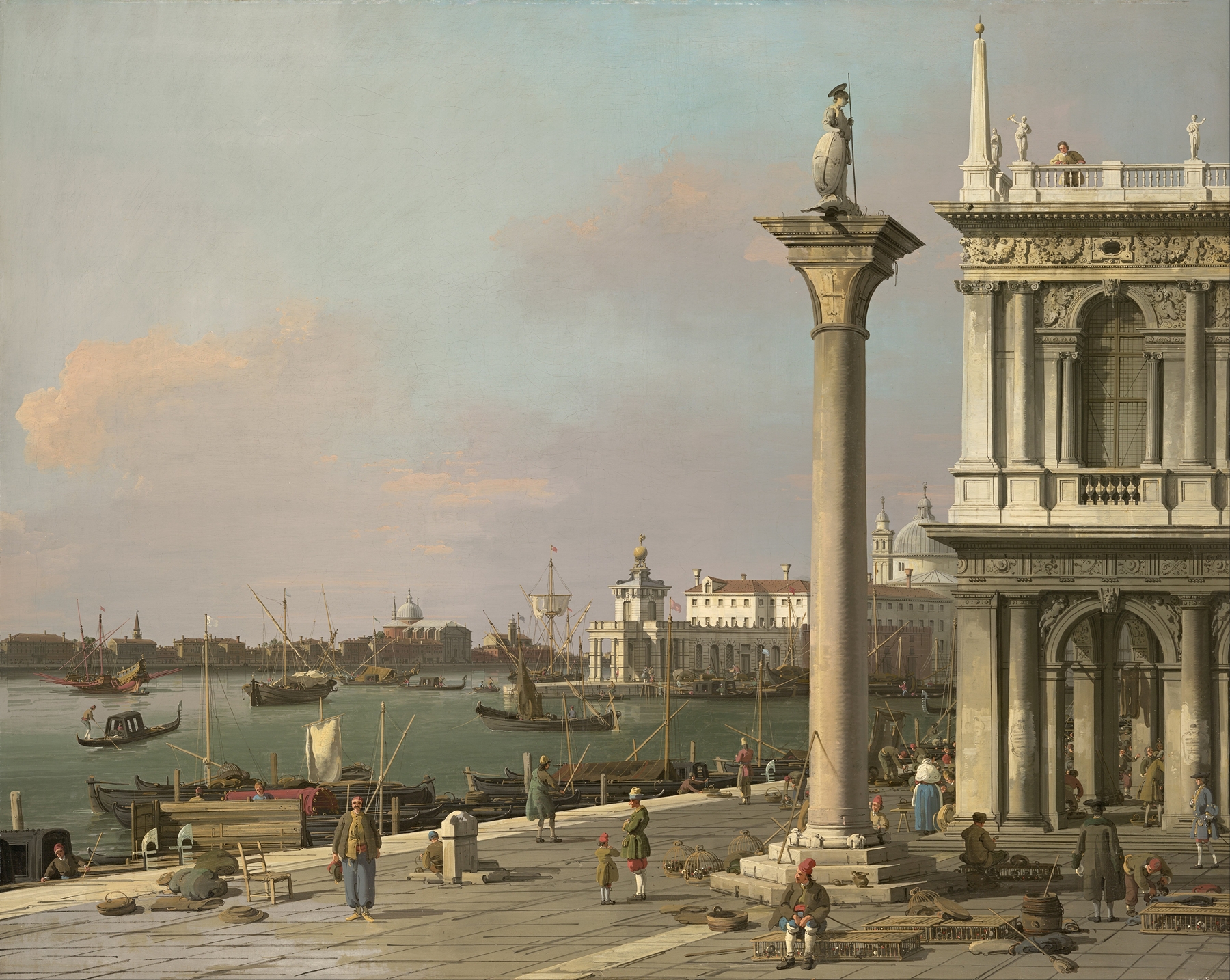 Bacino di S. Marco- From the Piazzetta, by Canaletto, public domain