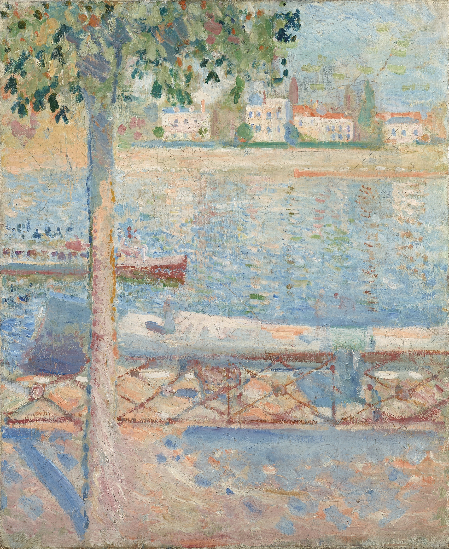 The Seine At Saint-Cloud, by Edvard Munch, public domain