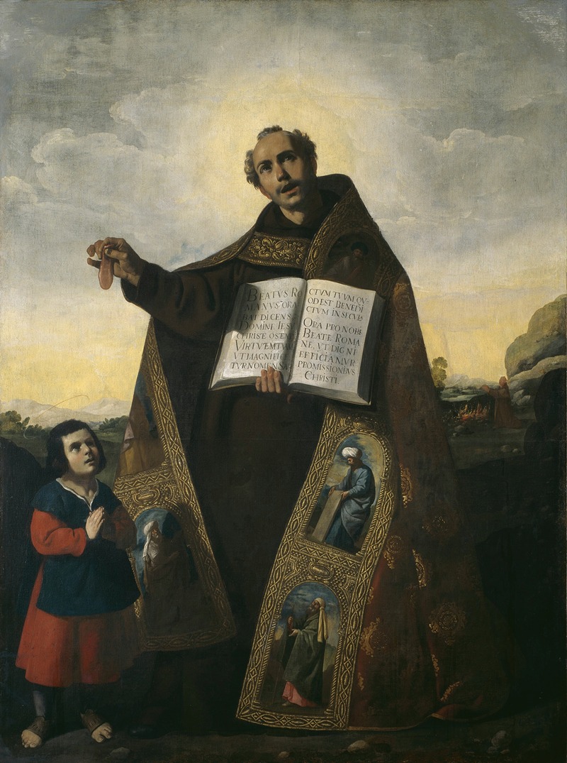 Saint Romanus of Antioch and Saint Barulas, oil on canvas by Francisco de Zurbarán