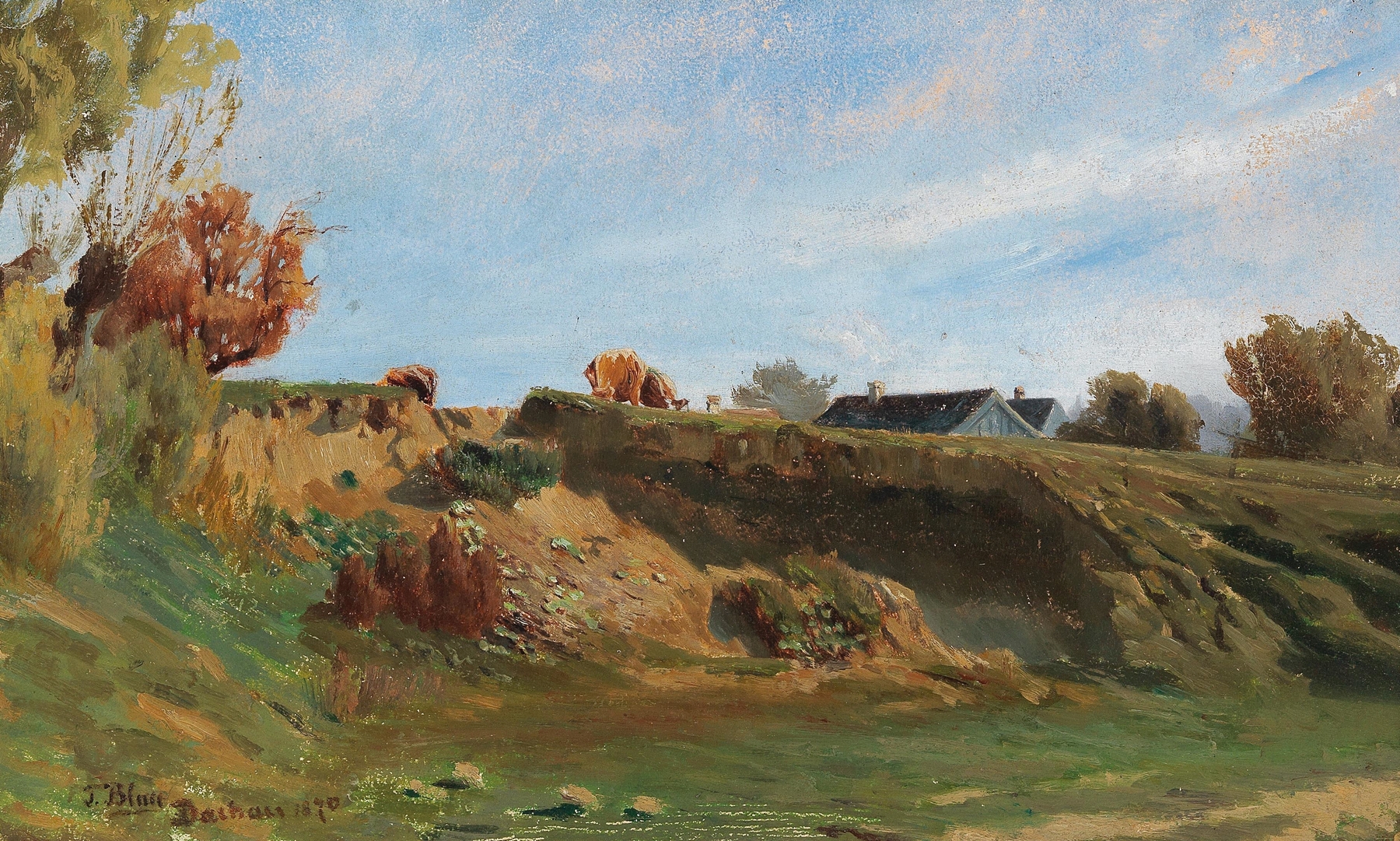 Summer Landscape in Dachau, by Tina Blau, public domain