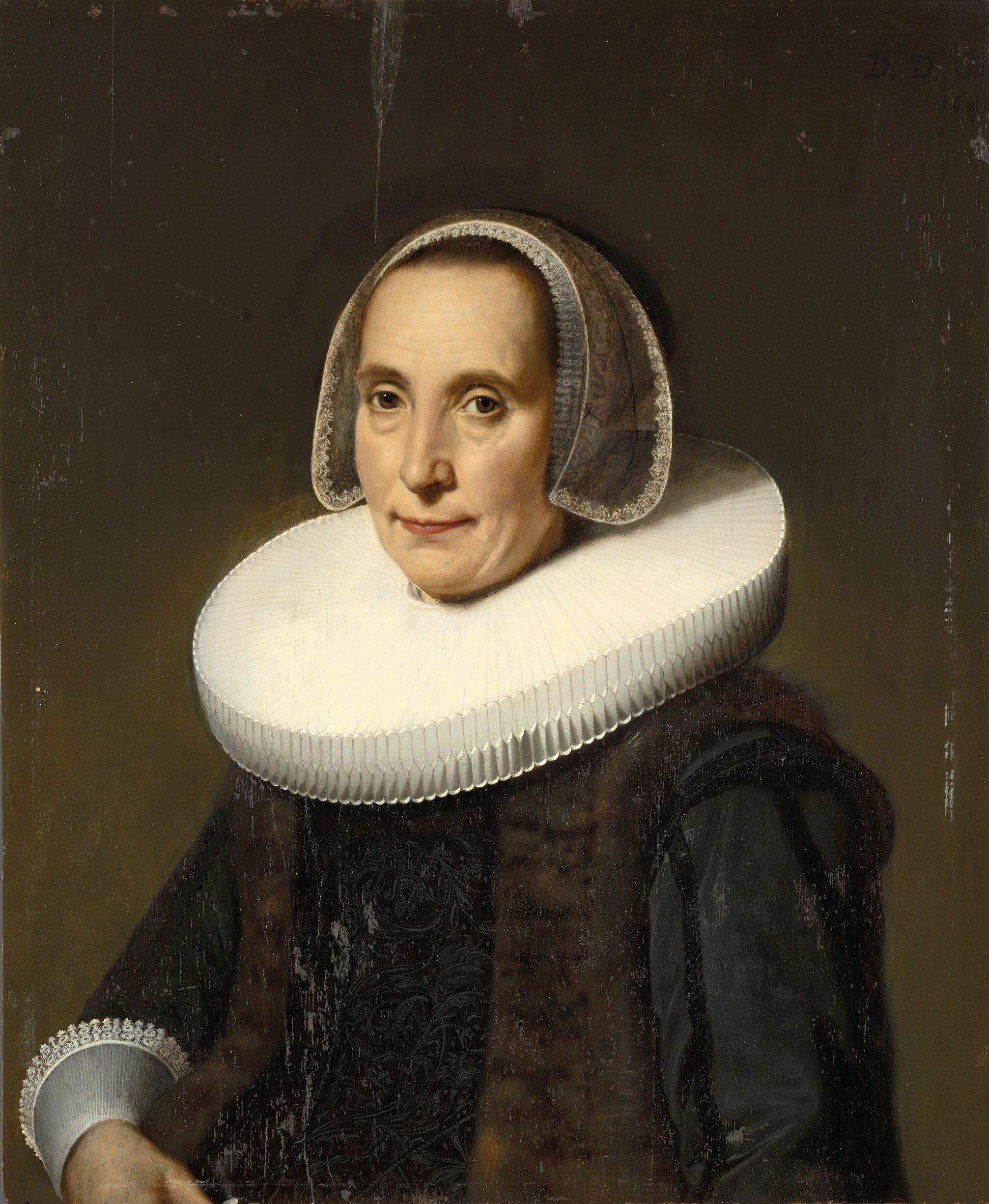 Portrait of a Woman, by Dirck Dirckszoon van Santvoort, public domain