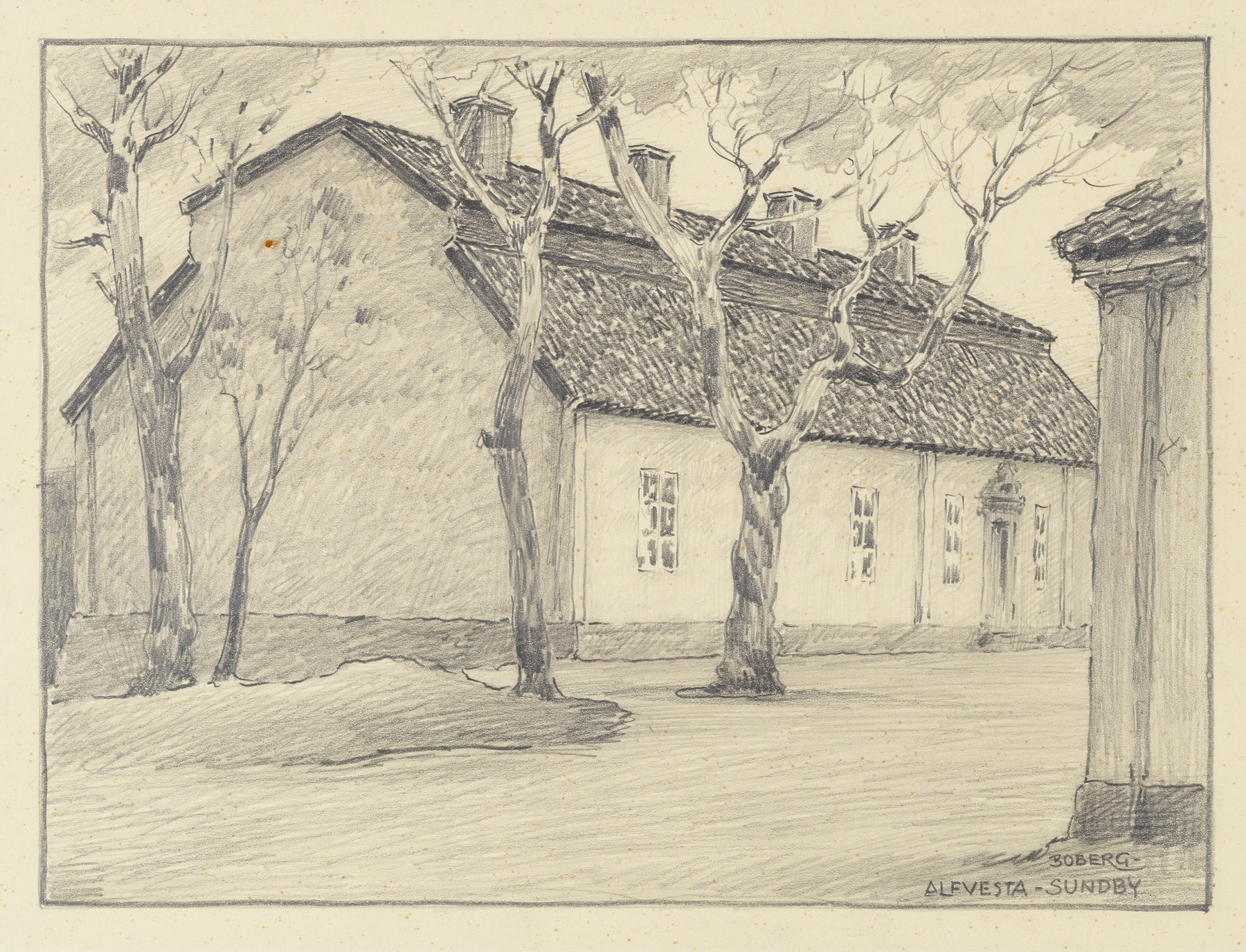 Alfvesta-Sundby, by Ferdinand Boberg, public domain