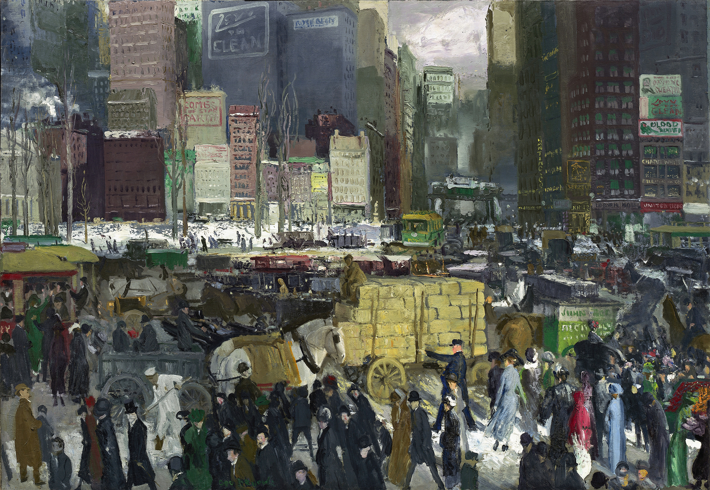 New York, by George Wesley Bellows, public domain
