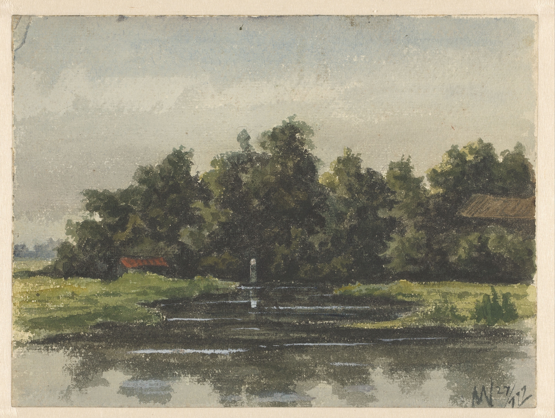 Vaartgezicht, by Willem Witsen, public domain