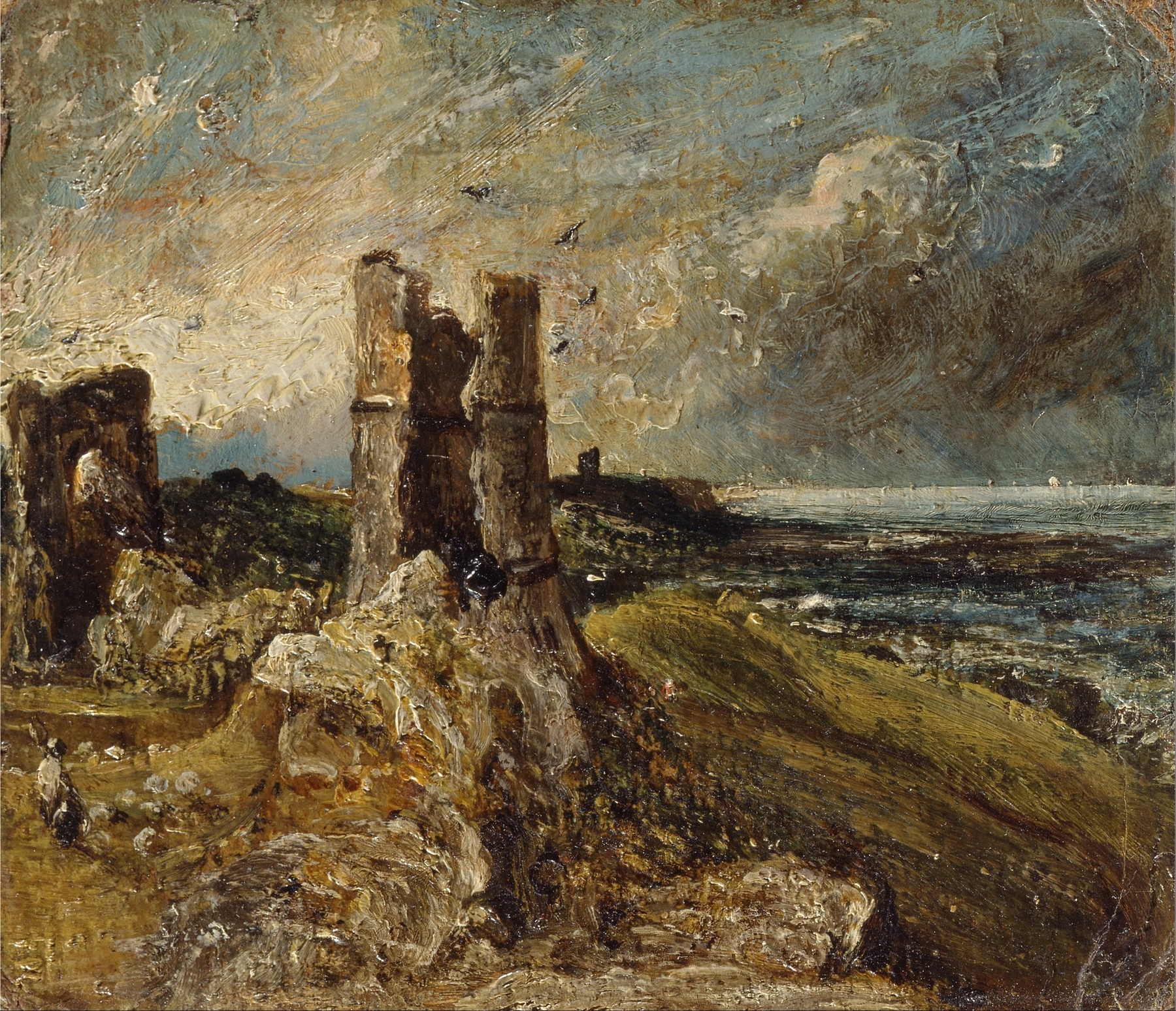 Hadleigh Castle, by John Constable, public domain