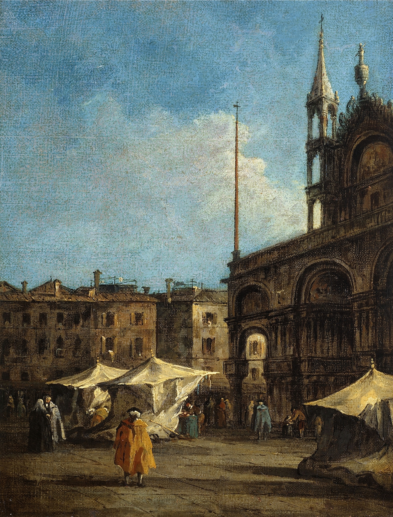 Vue de la place Saint-Marc, à Venise, by Francesco Guardi, public domain