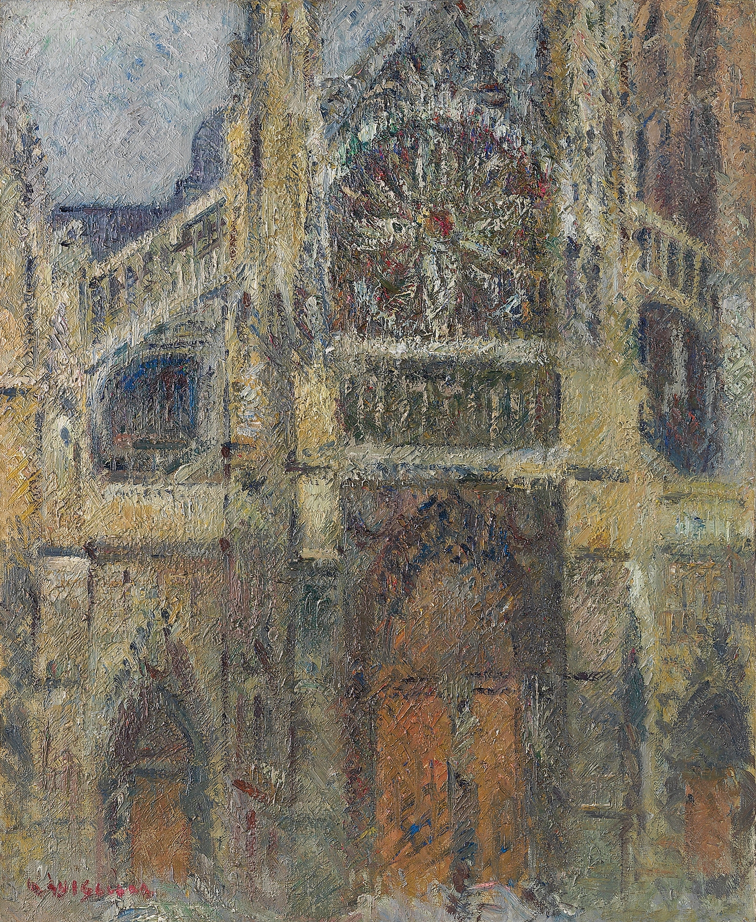 L’Eglise de Saint-Jacques, Dieppe, by Gustave Loiseau, public domain