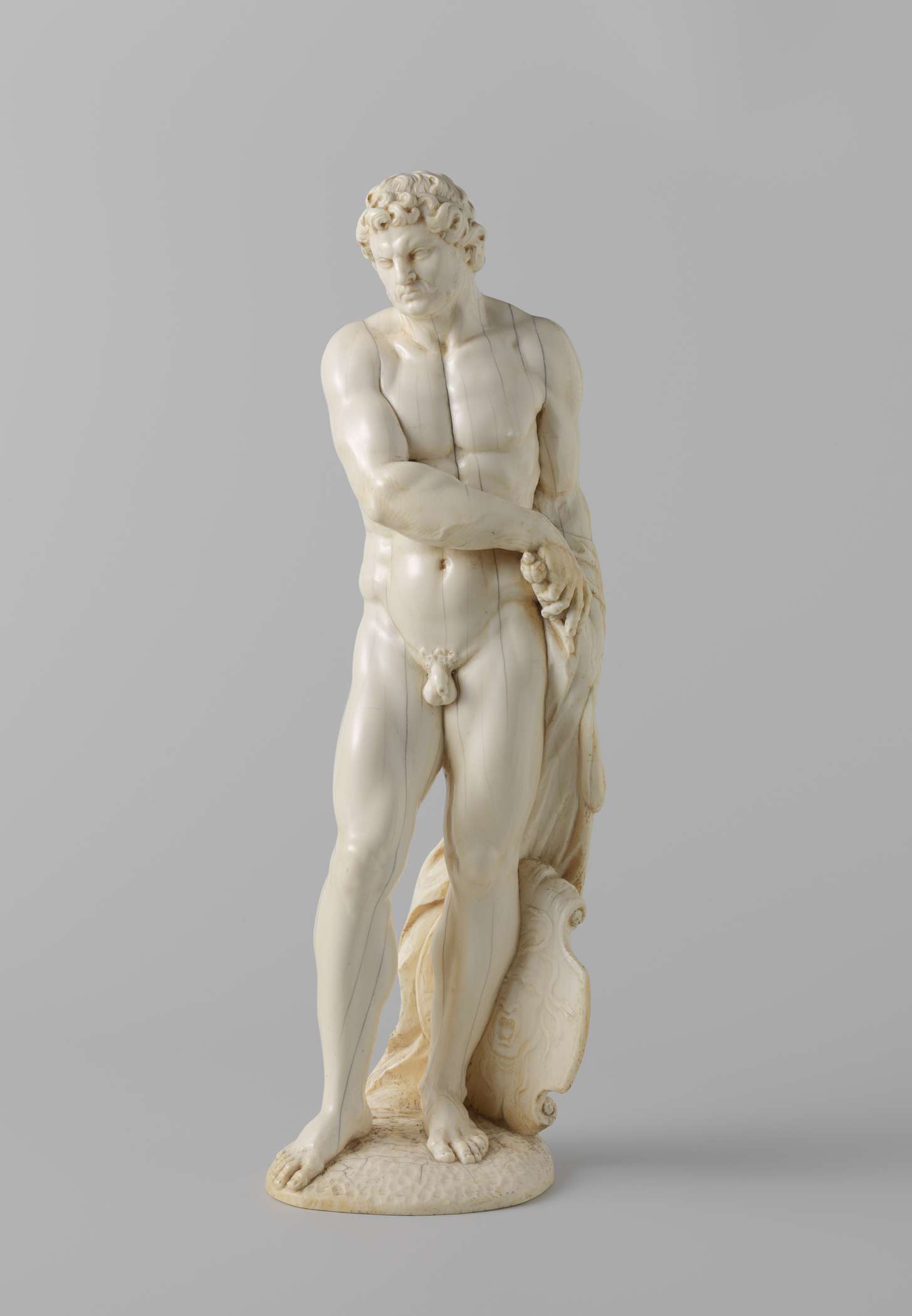 Ivory sculpture of Mars by Francis van Bossuit