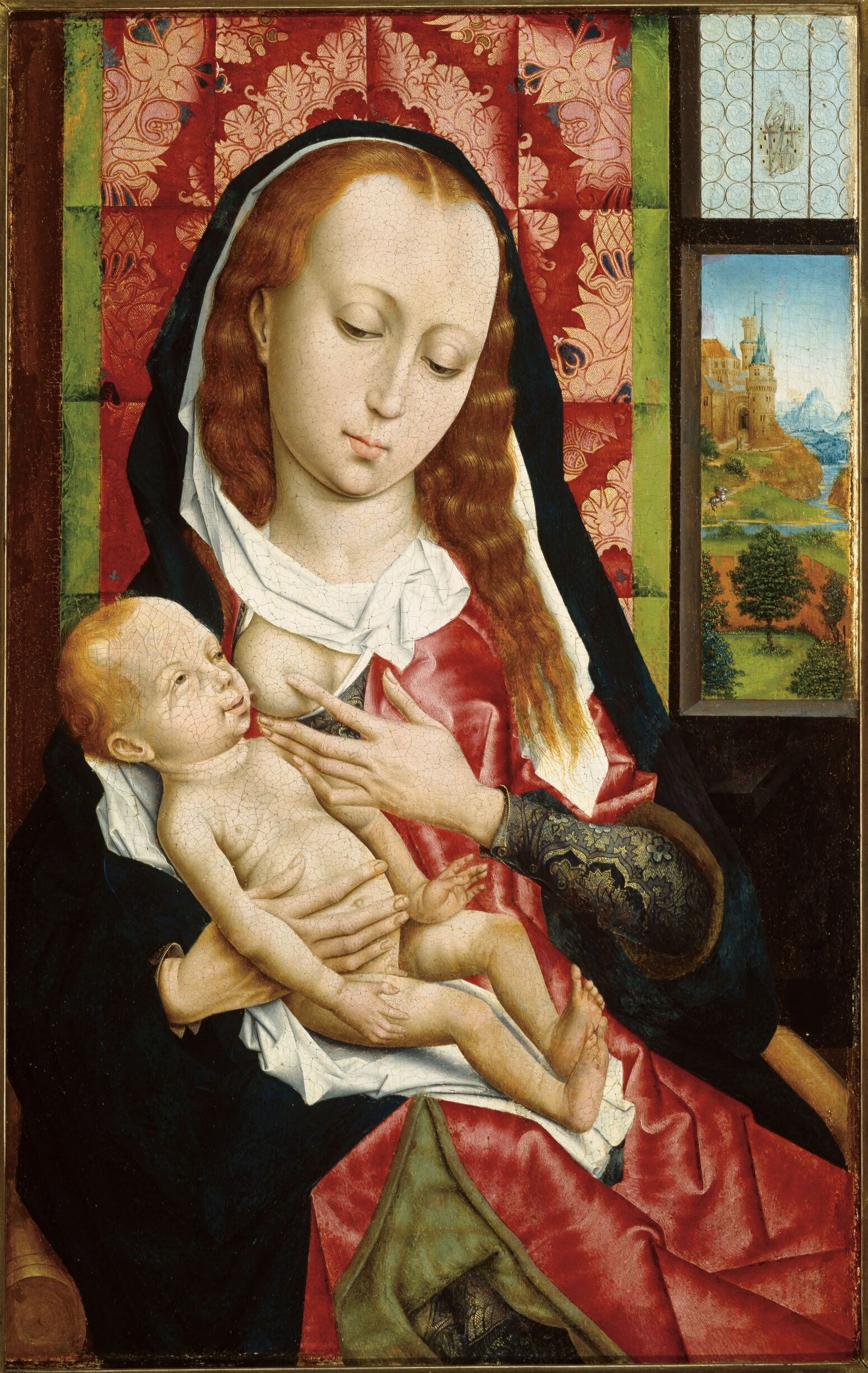 The Virgin and Child, by Rogier van der Weyden, public domain
