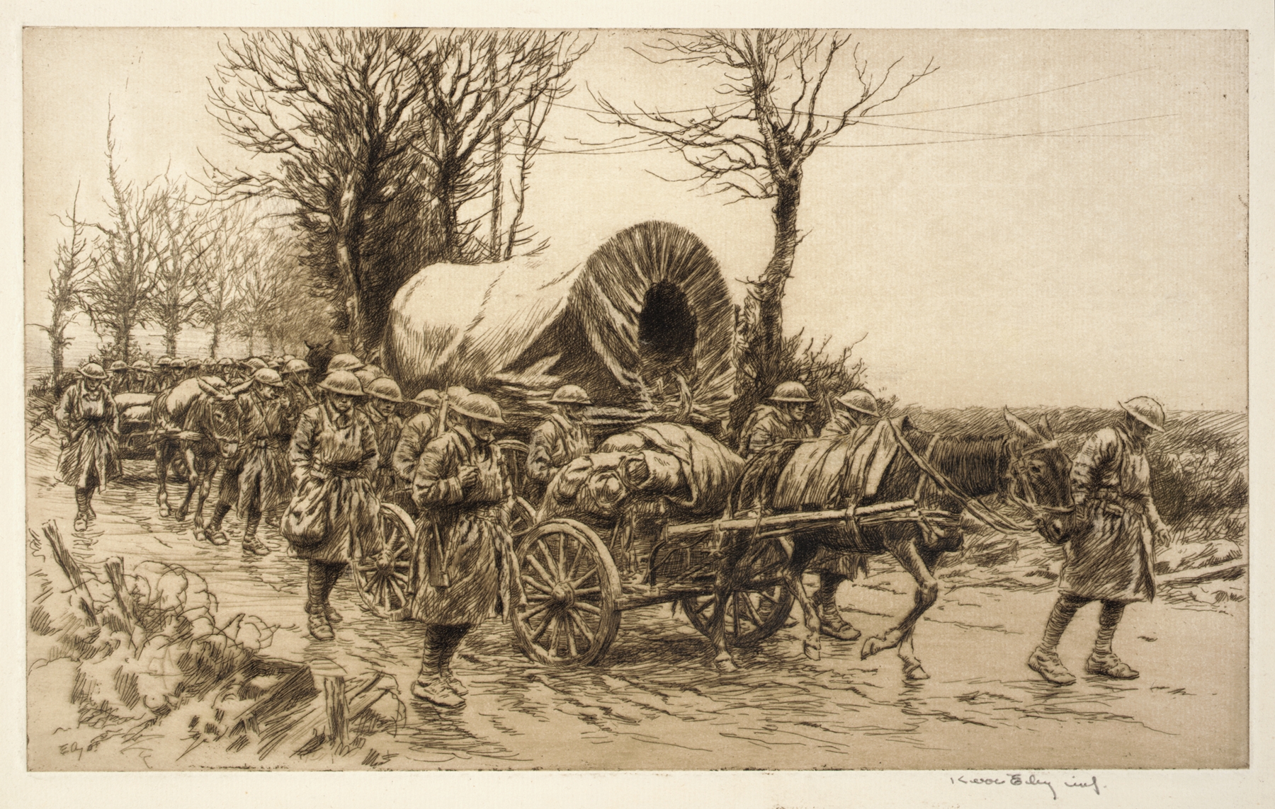 Machine Guns, by Kerr Eby, public domain