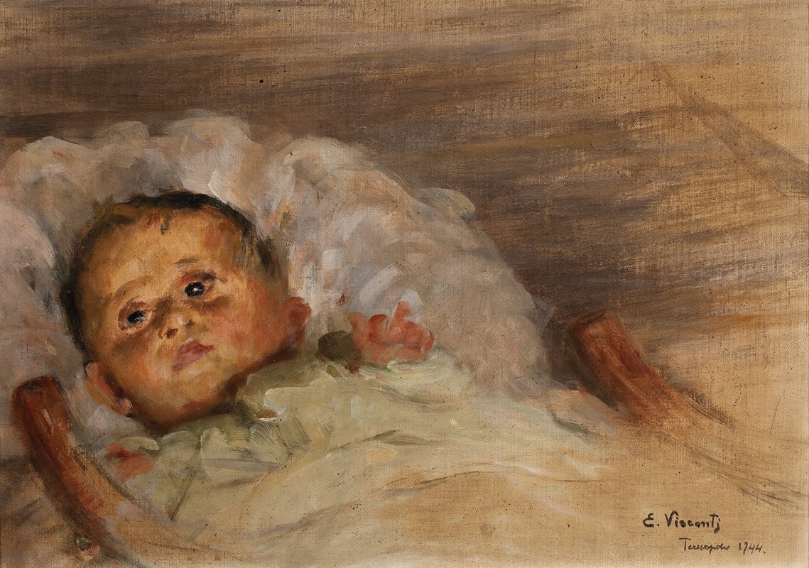A portrait of a young boy by Eliseu Visconti.