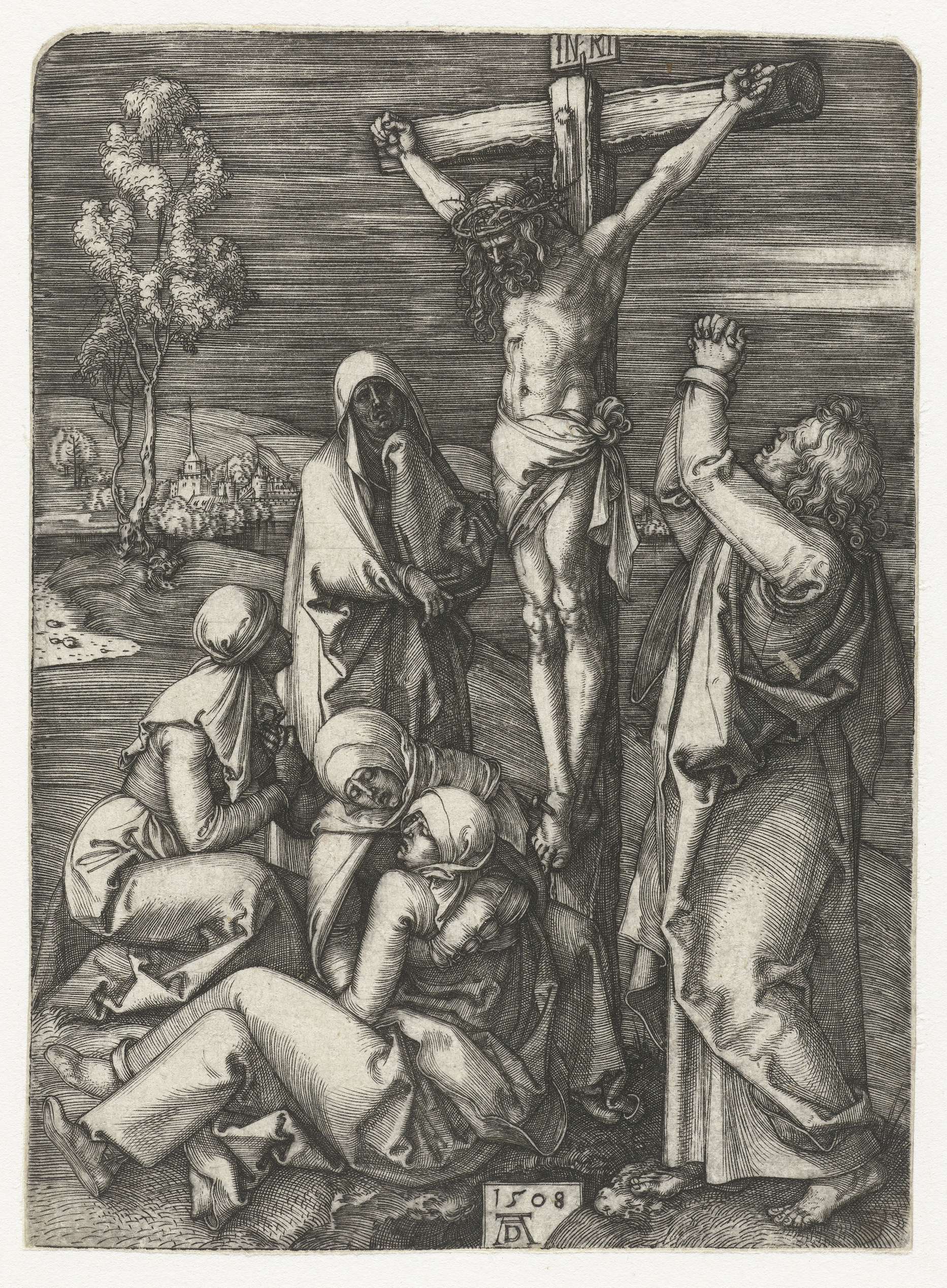 De kruisiging, by Albrecht Dürer, public domain