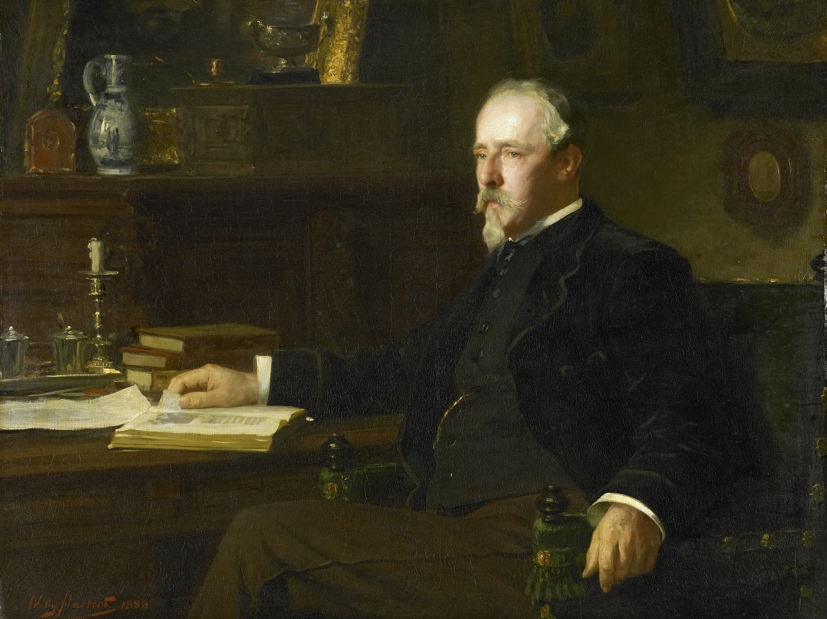 Daniël Franken Dzn (1838-98). Bankier en kunstverzamelaar, by Willy Martens, public domain