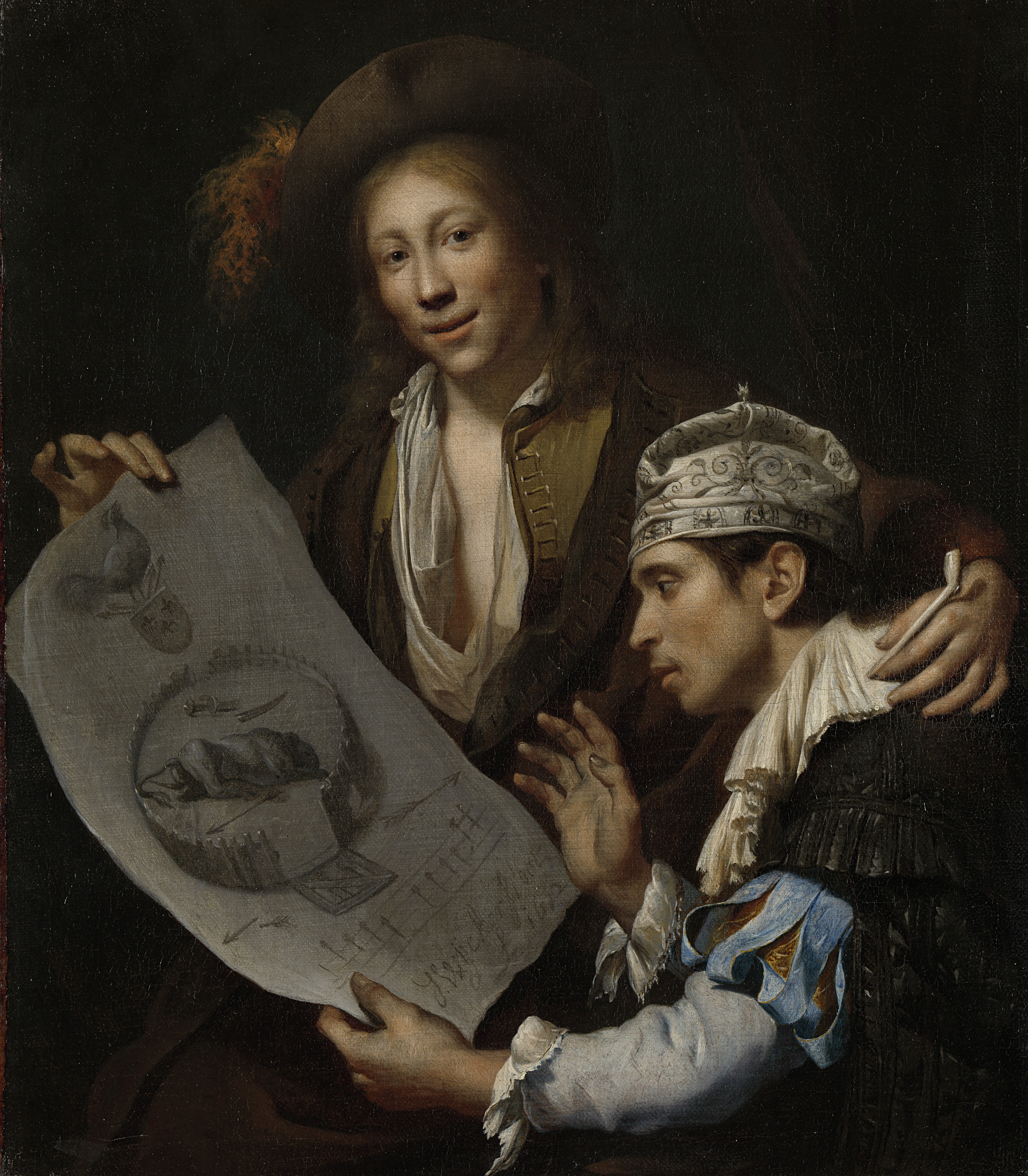 Allegory on the French Invasion of 1672, by Johannes van Wijckersloot, public domain