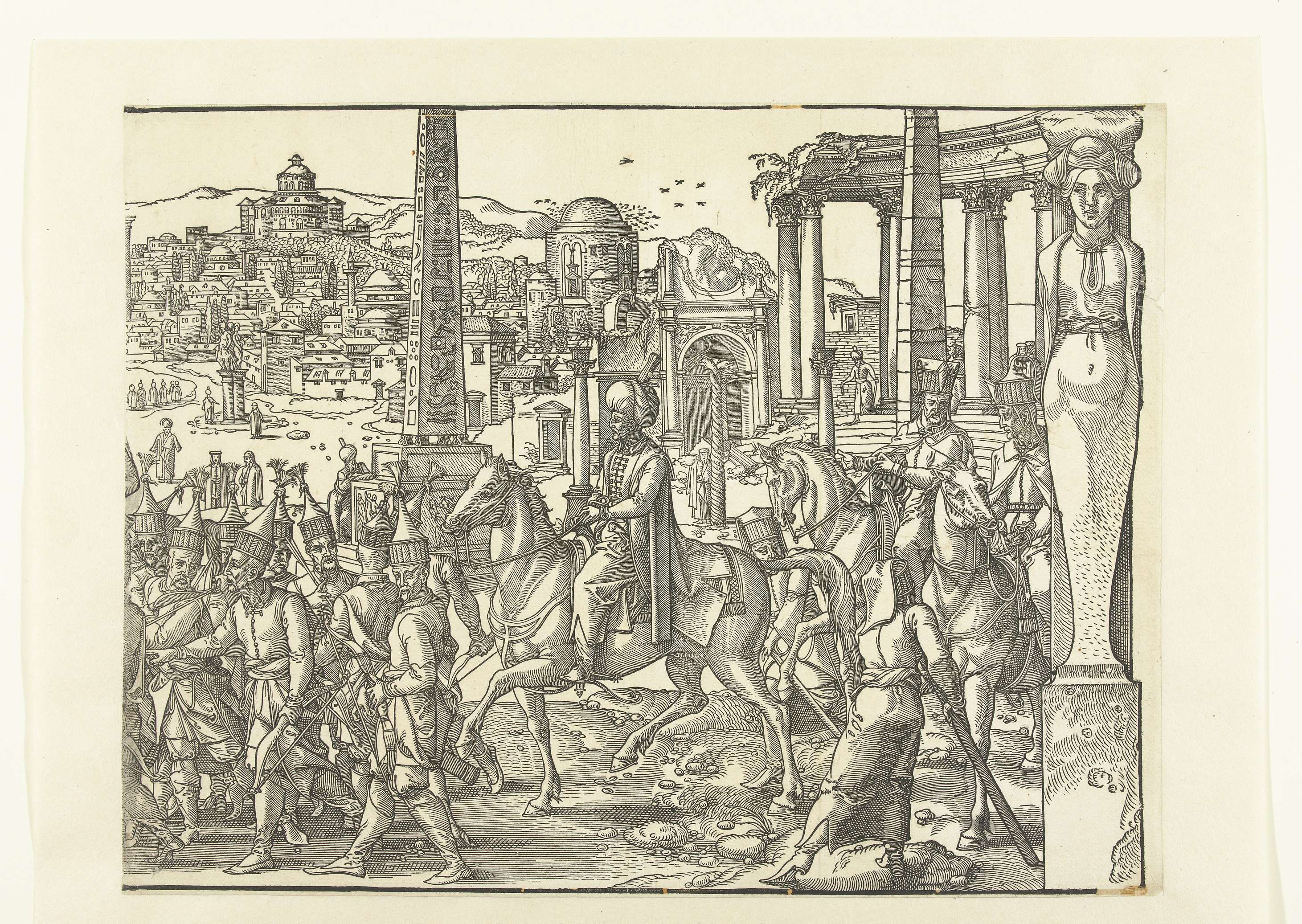 Optocht van Süleyman I, by Pieter Coecke van Aelst (I), public domain