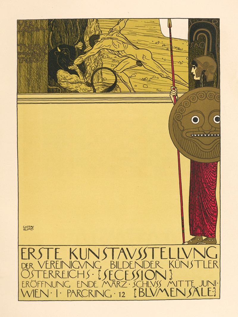 This painting by Gustav Klimt showcases the artistic style of the Vienna Secession.