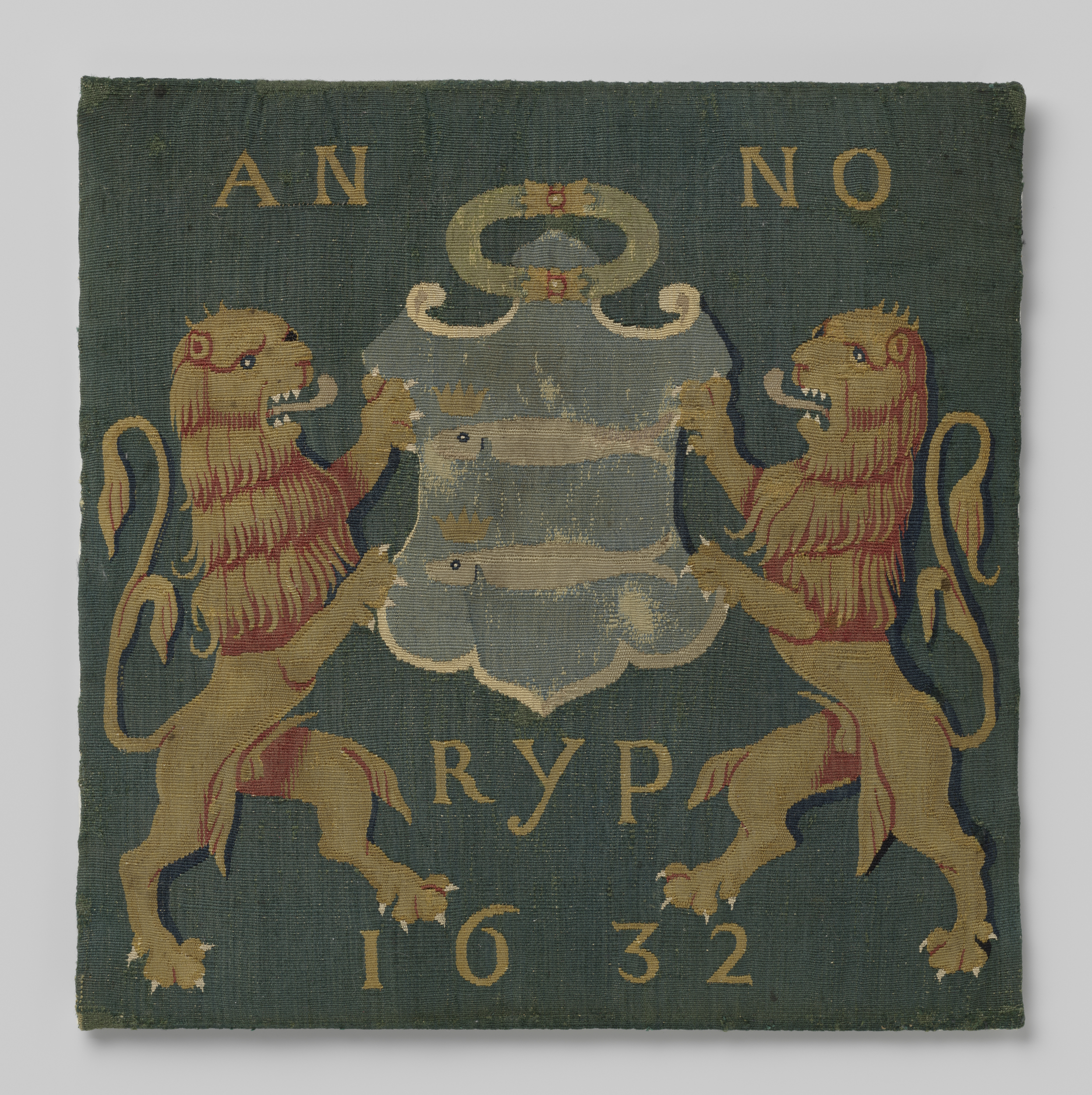 Tapestry featuring the coat of arms of De Rijp, Unknown Artist