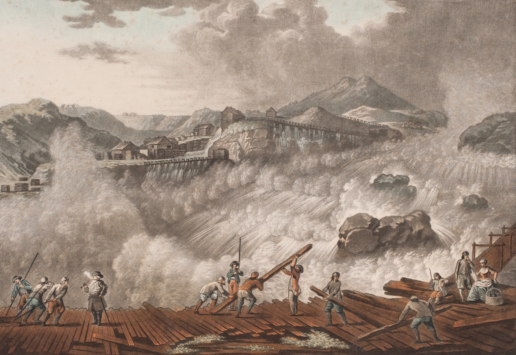 Vue de Sarpen ou Sarps-Foss, by Georg Haas, public domain