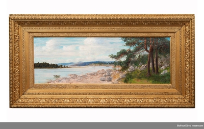 Landscape painting by Elise Bergman, medium unknown