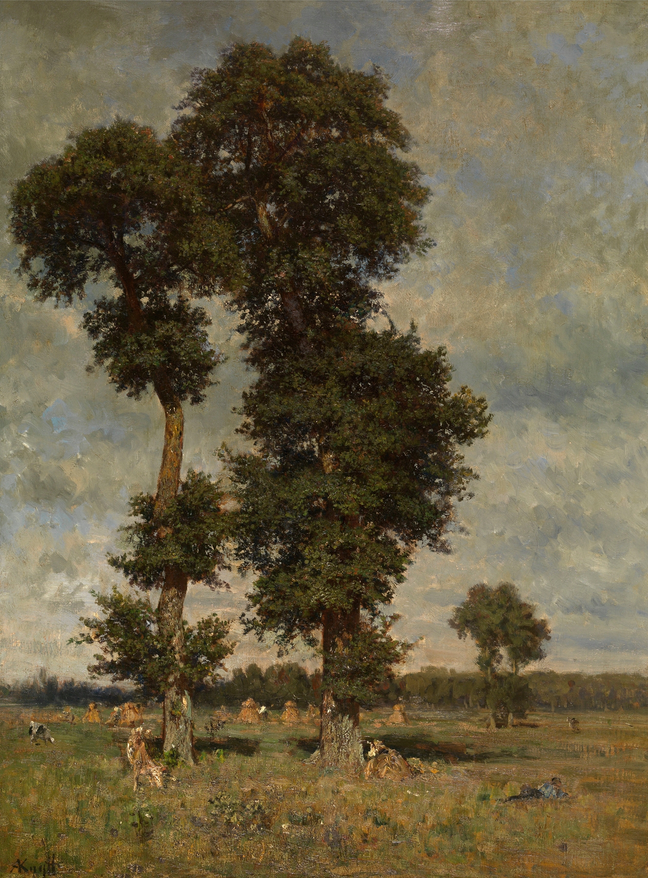 Landscape, by Alfred De Knyff, public domain