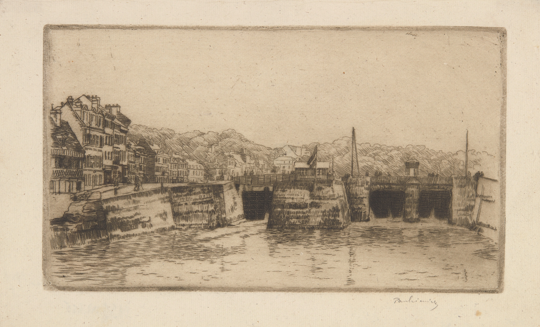 View to the Saint-Valéry-en-Caux, by Józef Pankiewicz, public domain