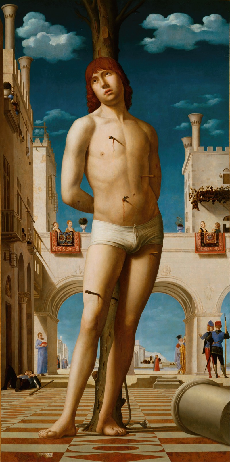 Saint Sebastian by Antonello da Messina depicts the martyr in a striking pose.
