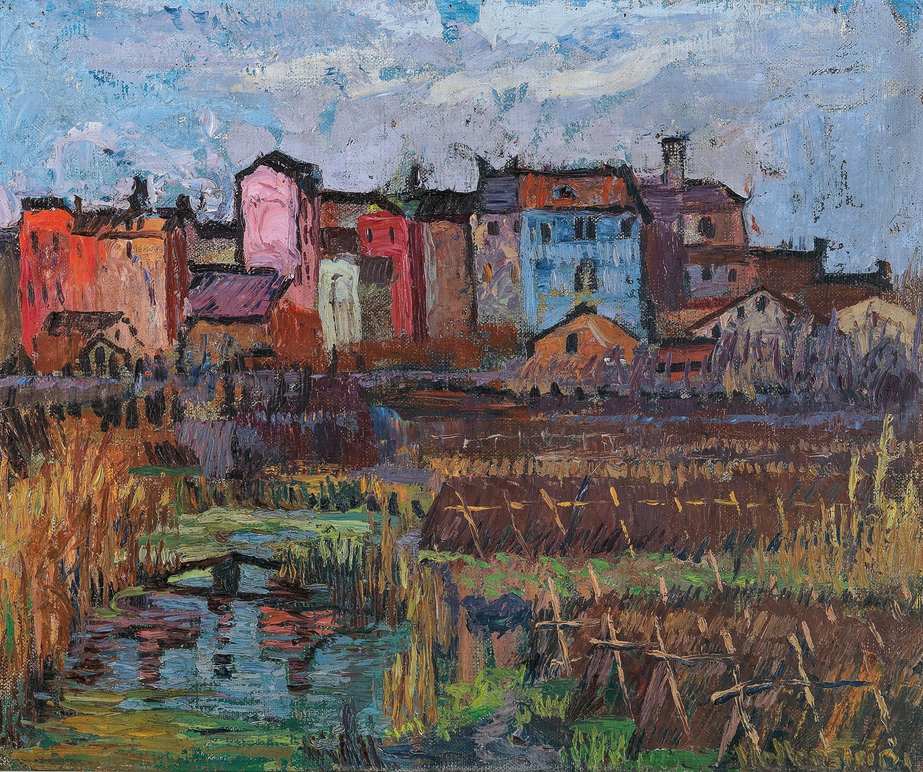 Impressionist landscape by Stephanie Hollenstein, depicting a tranquil Italian countryside.