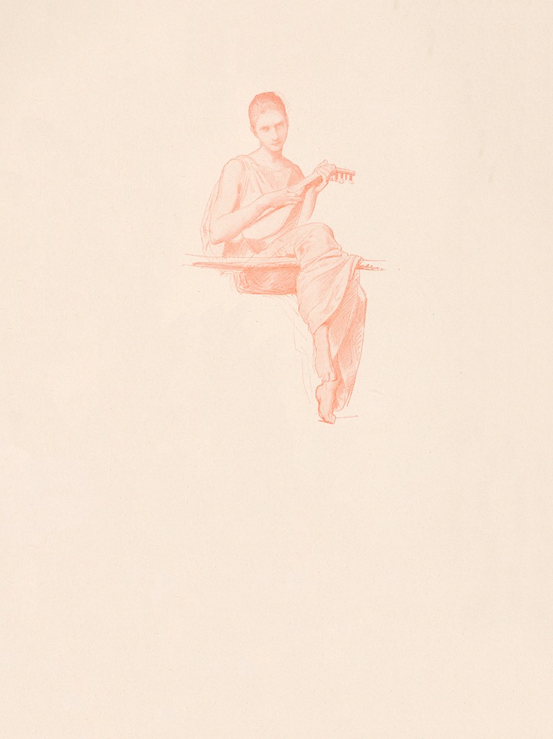 Ètude de musicienne by William Bouguereau