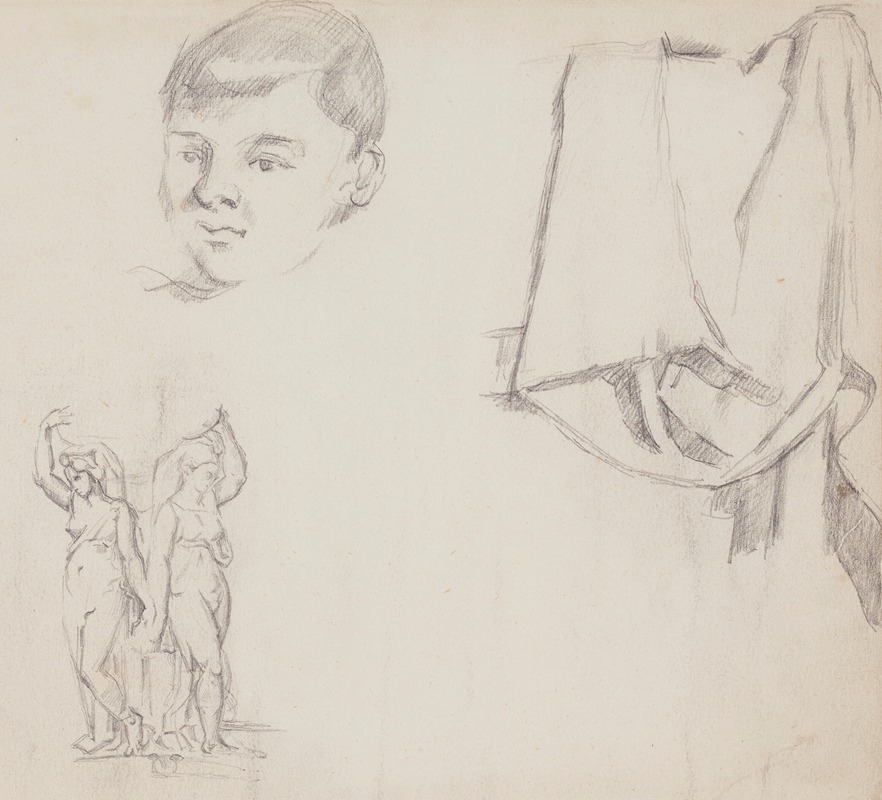 This artwork by Paul Cézanne showcases his unique approach to form and color.