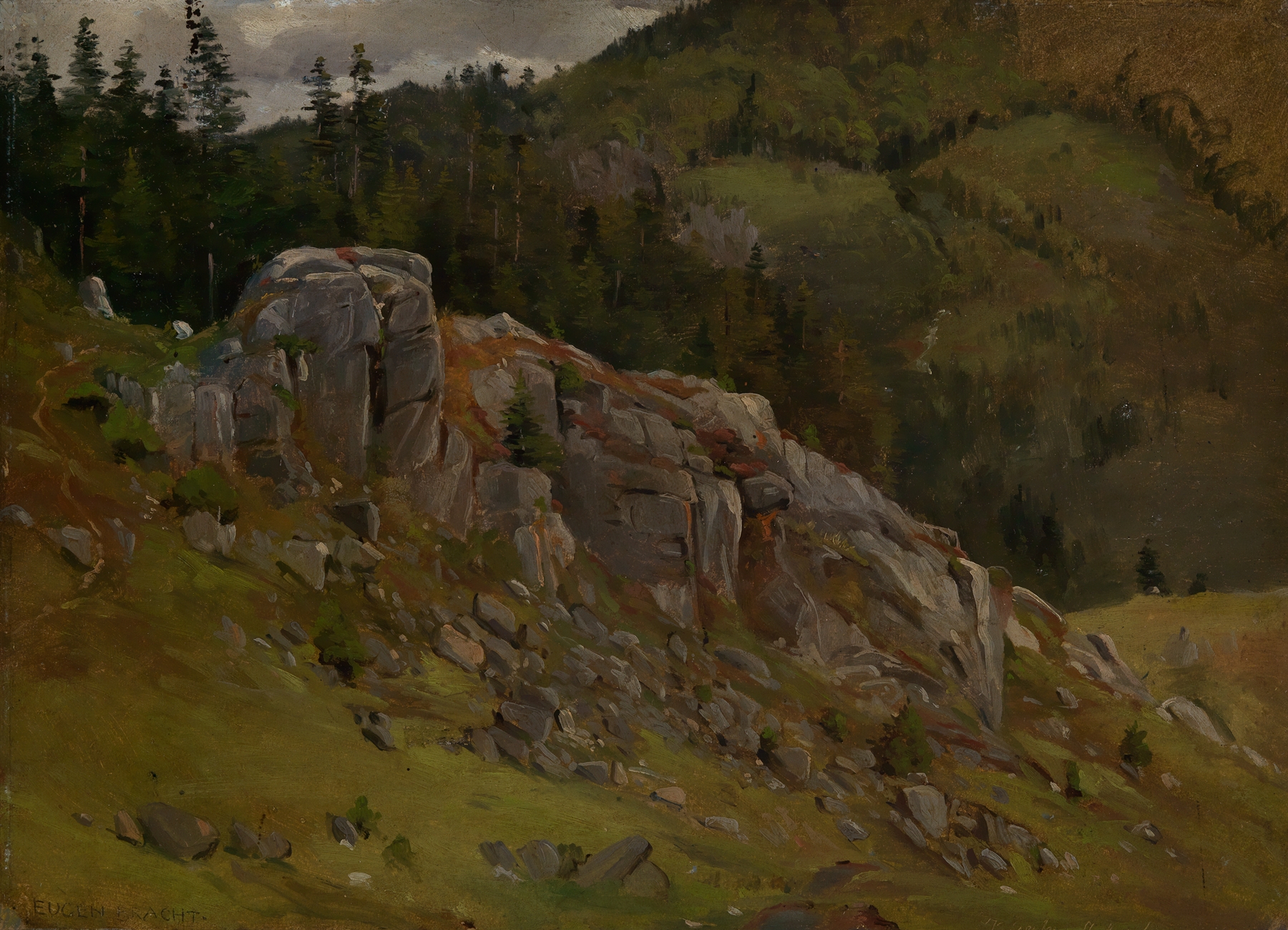 Am Kaiserberg bei Bernau, by Eugen Bracht, public domain