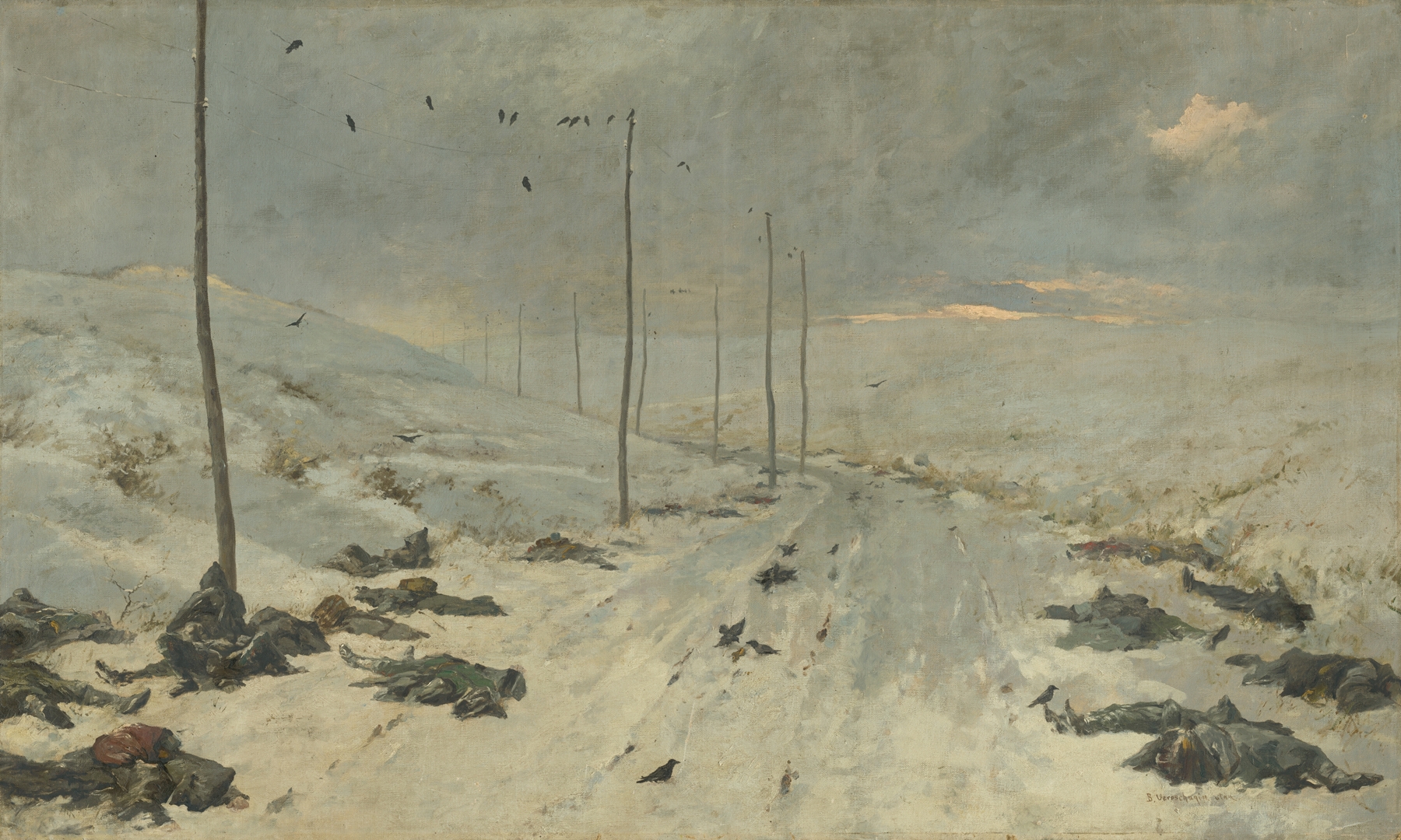 After the Fight, by Vasily Vereshchagin, public domain
