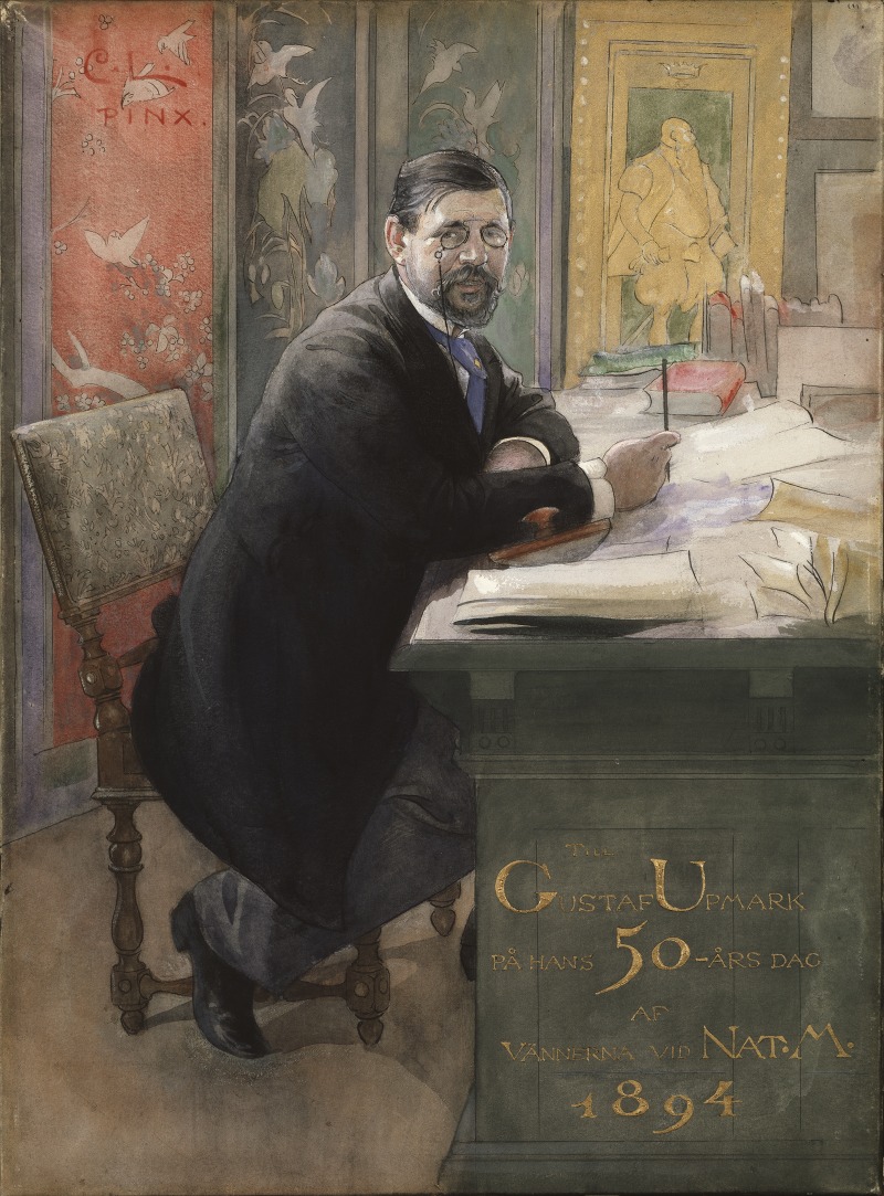 Portrait of Gustaf Upmark by Carl Larsson.