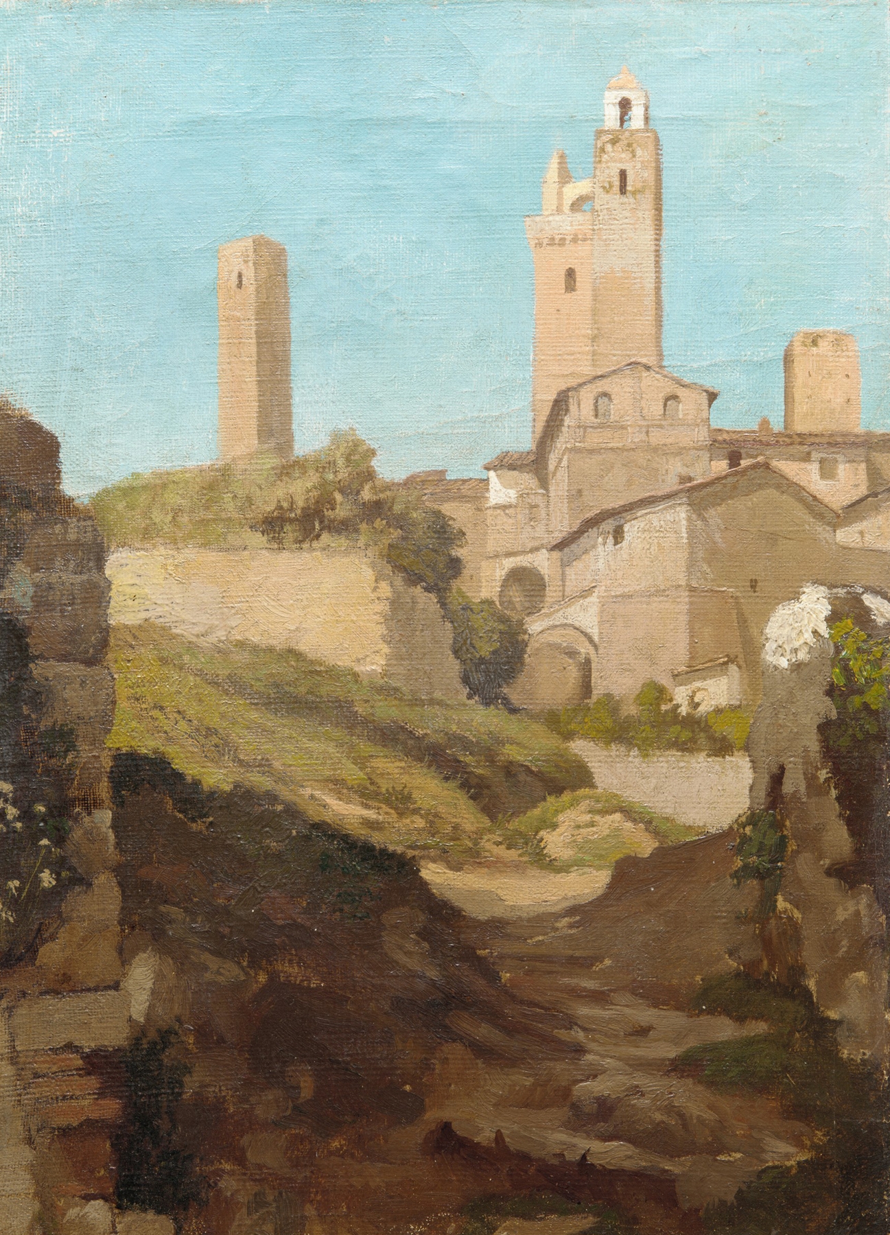 San Gimignano, by Elihu Vedder, public domain
