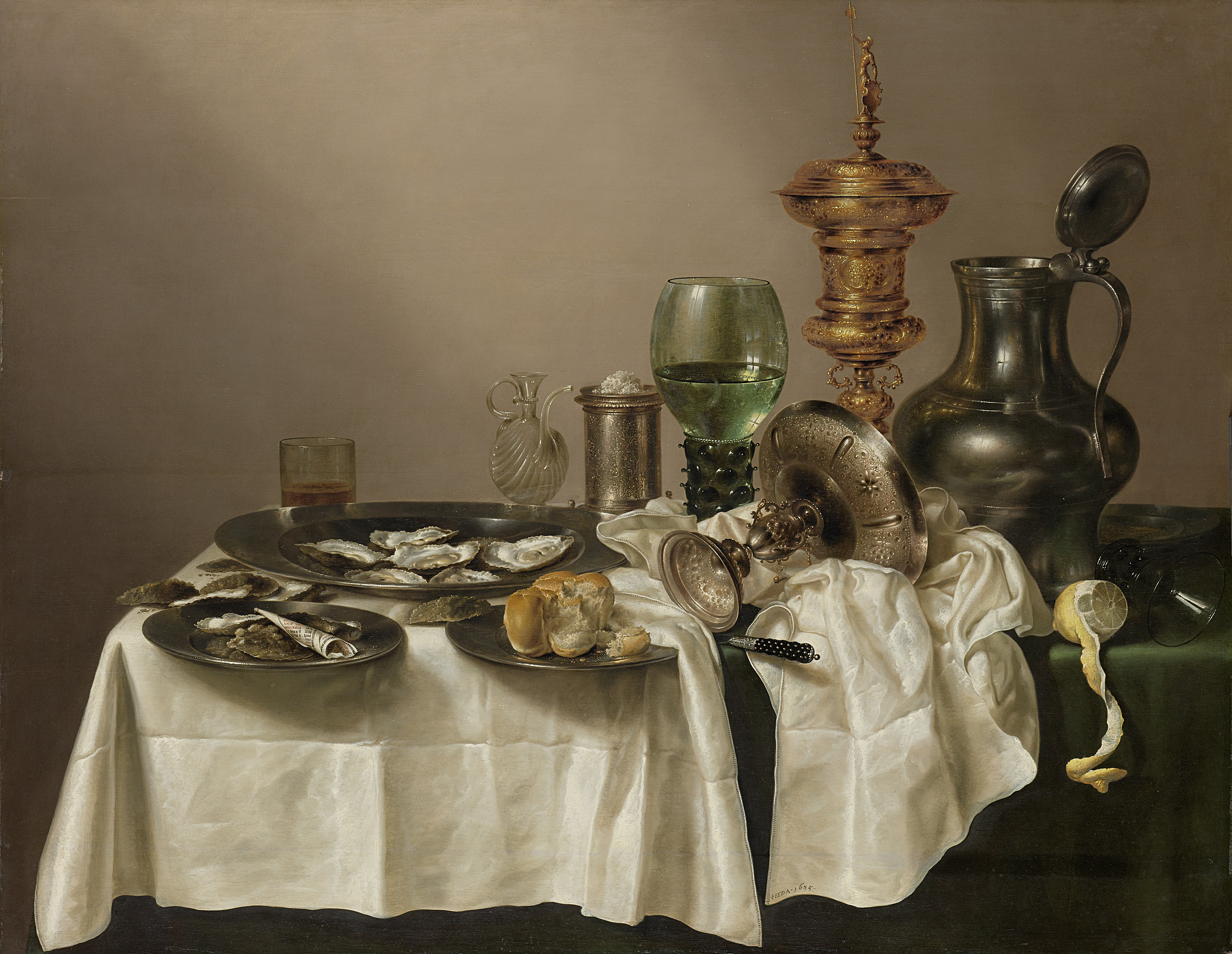Still Life with a Gilt Cup, by Willem Claesz Heda, public domain