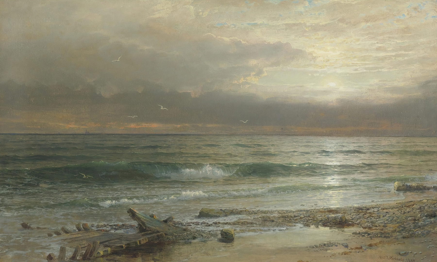 Point Judith, by William Trost Richards, public domain