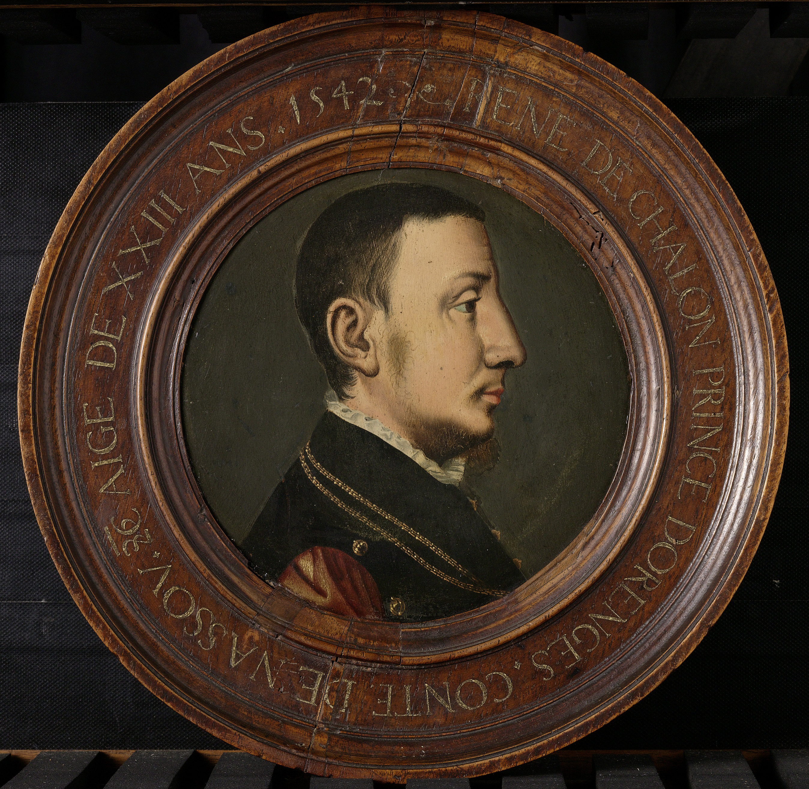 Portrait of René de Chalon (c. 1519-1544), Prince of Orange, by Jan van Scorel, public domain