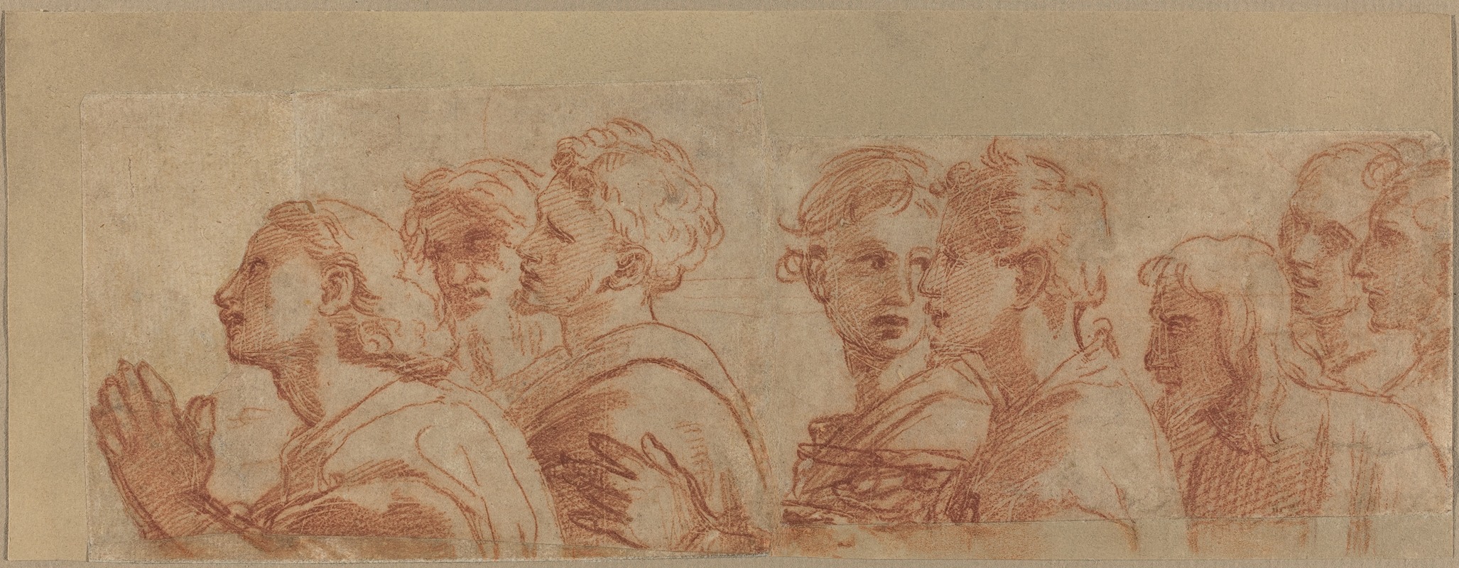 Raphael's 'Eight Apostles' showcases a group of apostles in a serene setting.
