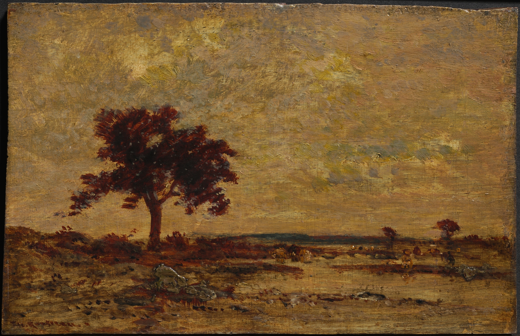 Marshlands, by Théodore Rousseau, public domain