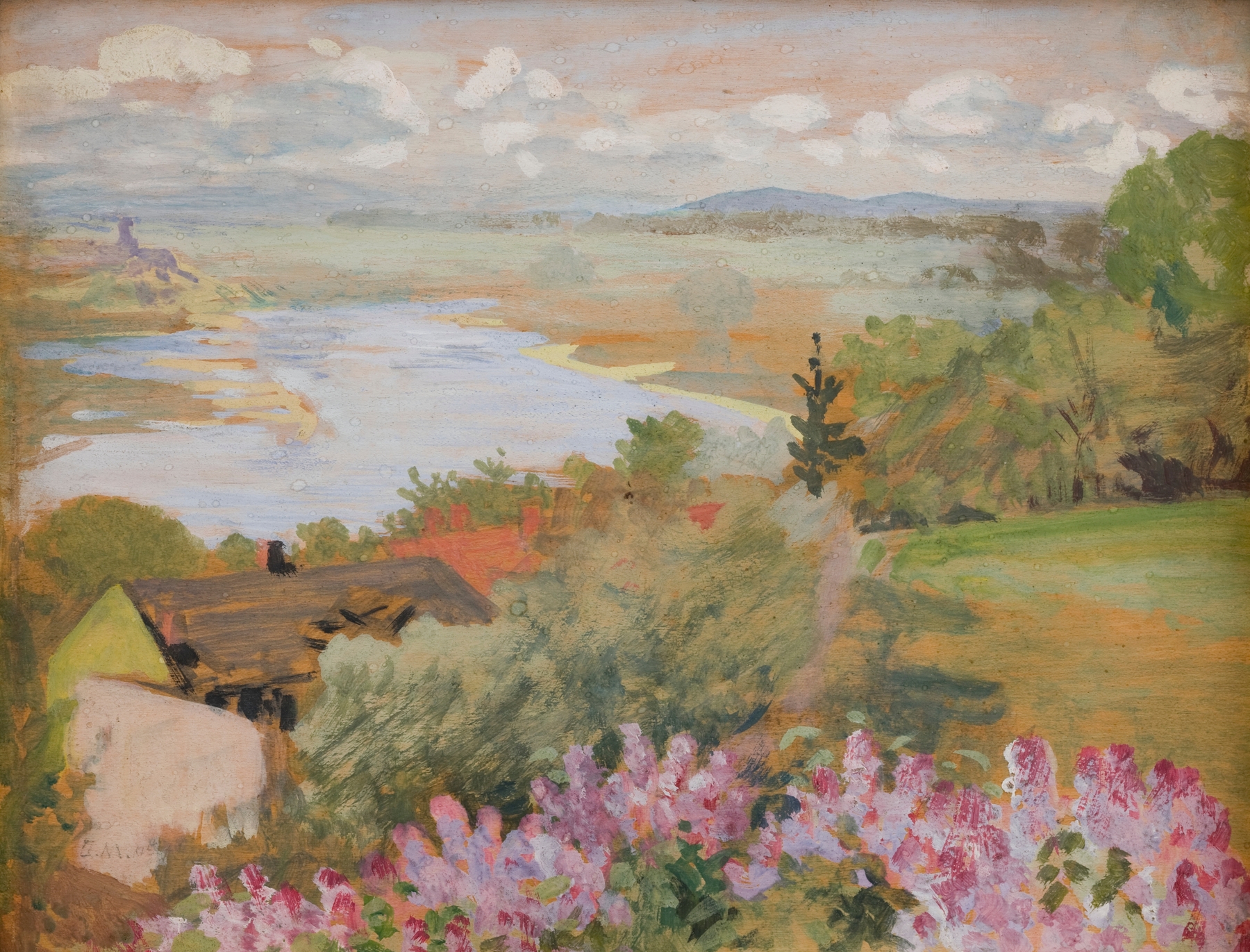 Valley of the Vistula from Zwierzyniec, by Jacek Malczewski, public domain
