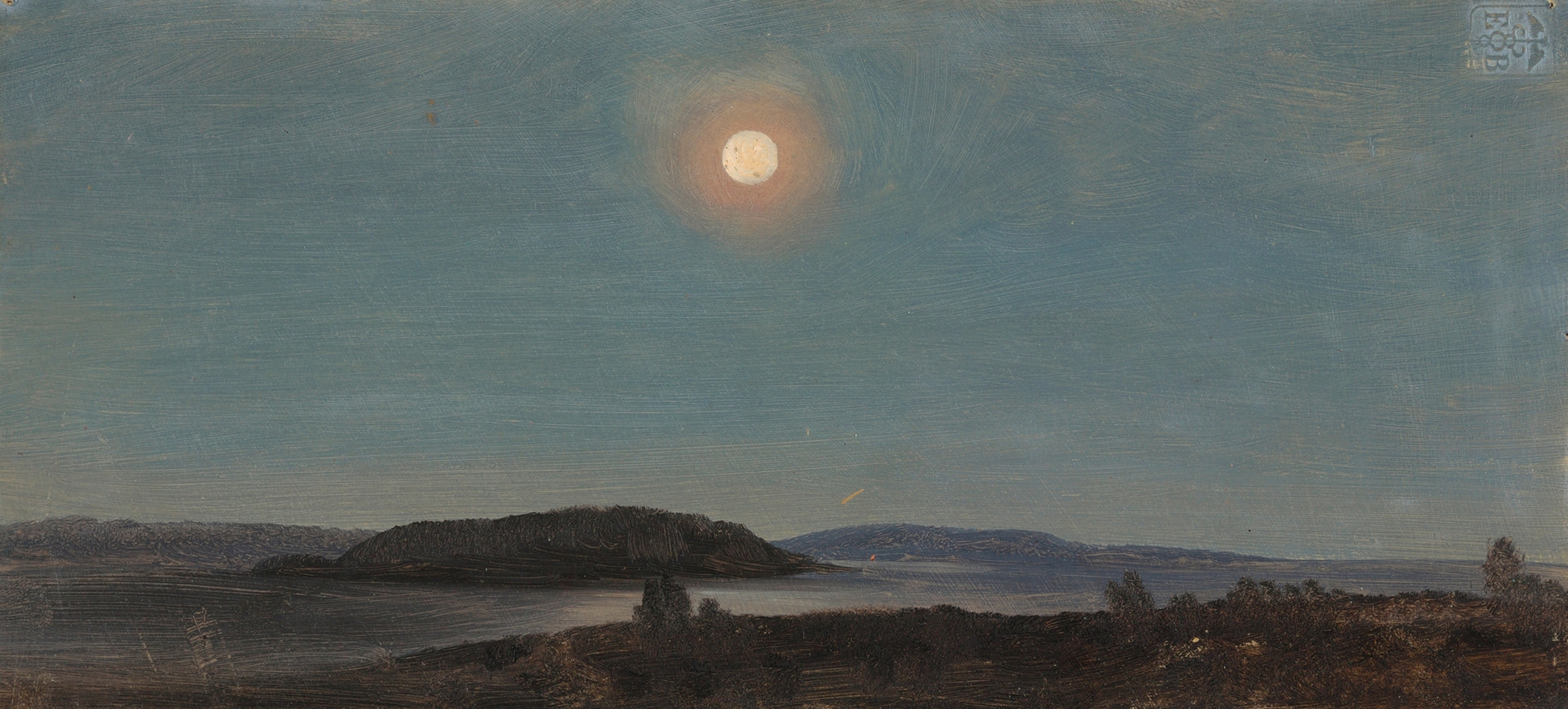 Sunrise over Porcupine Islands, oil painting by Frederic Edwin Church