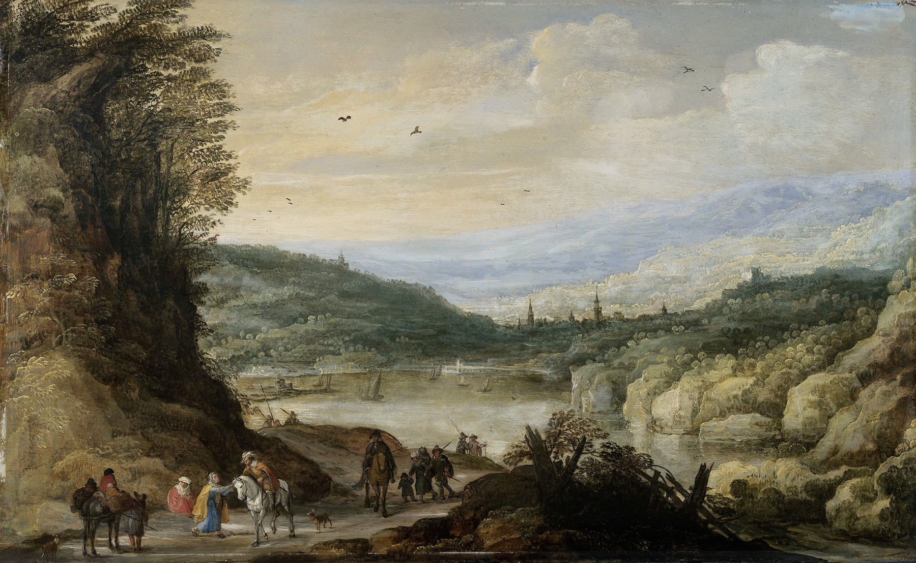 Landscape, by Joos de Momper, public domain