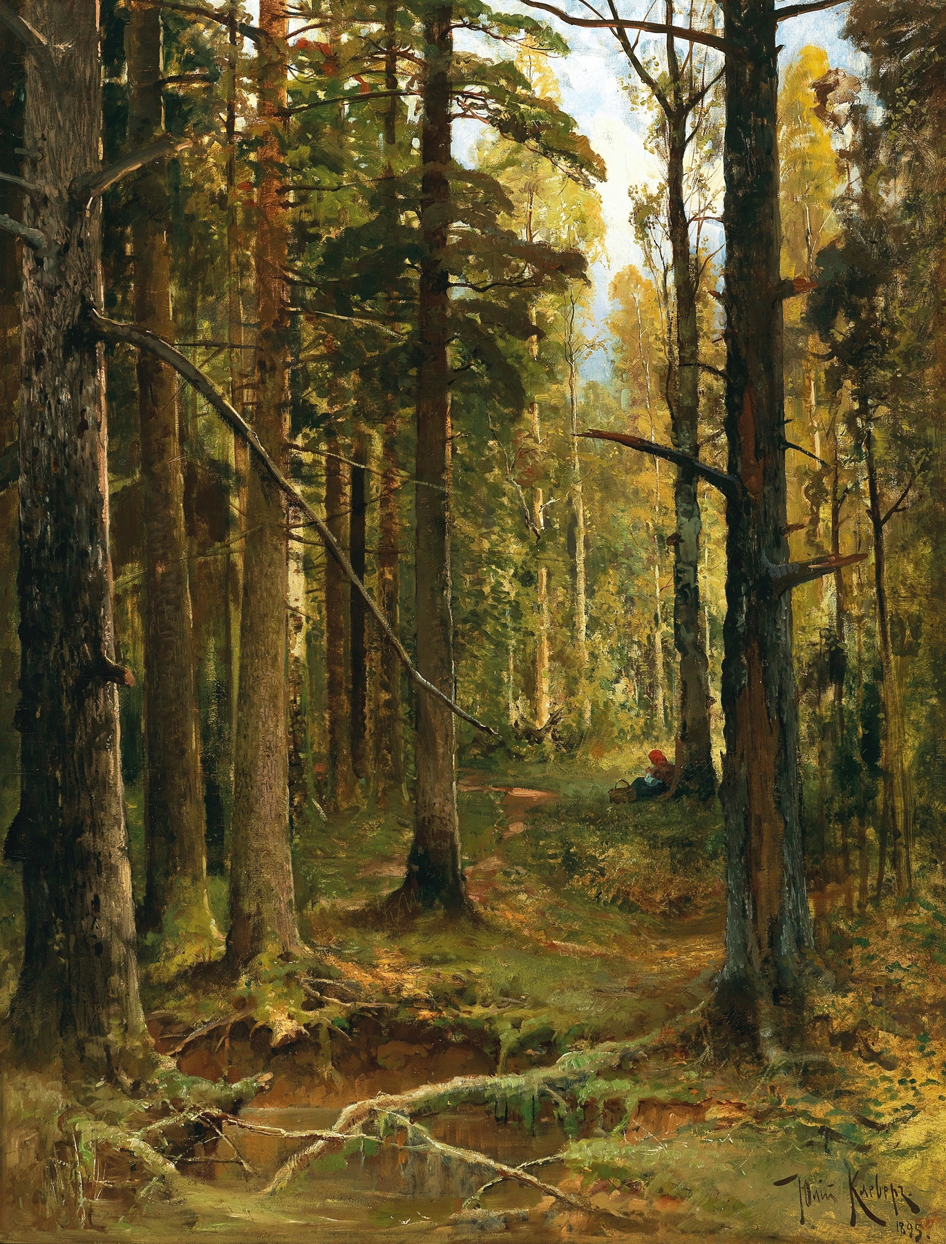 Little Red Riding Hood, by Julius Sergius Klever, public domain
