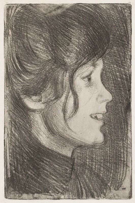 Eero Järnefelt's 'Portrait Of A Young Woman' captures the essence of youth and beauty.