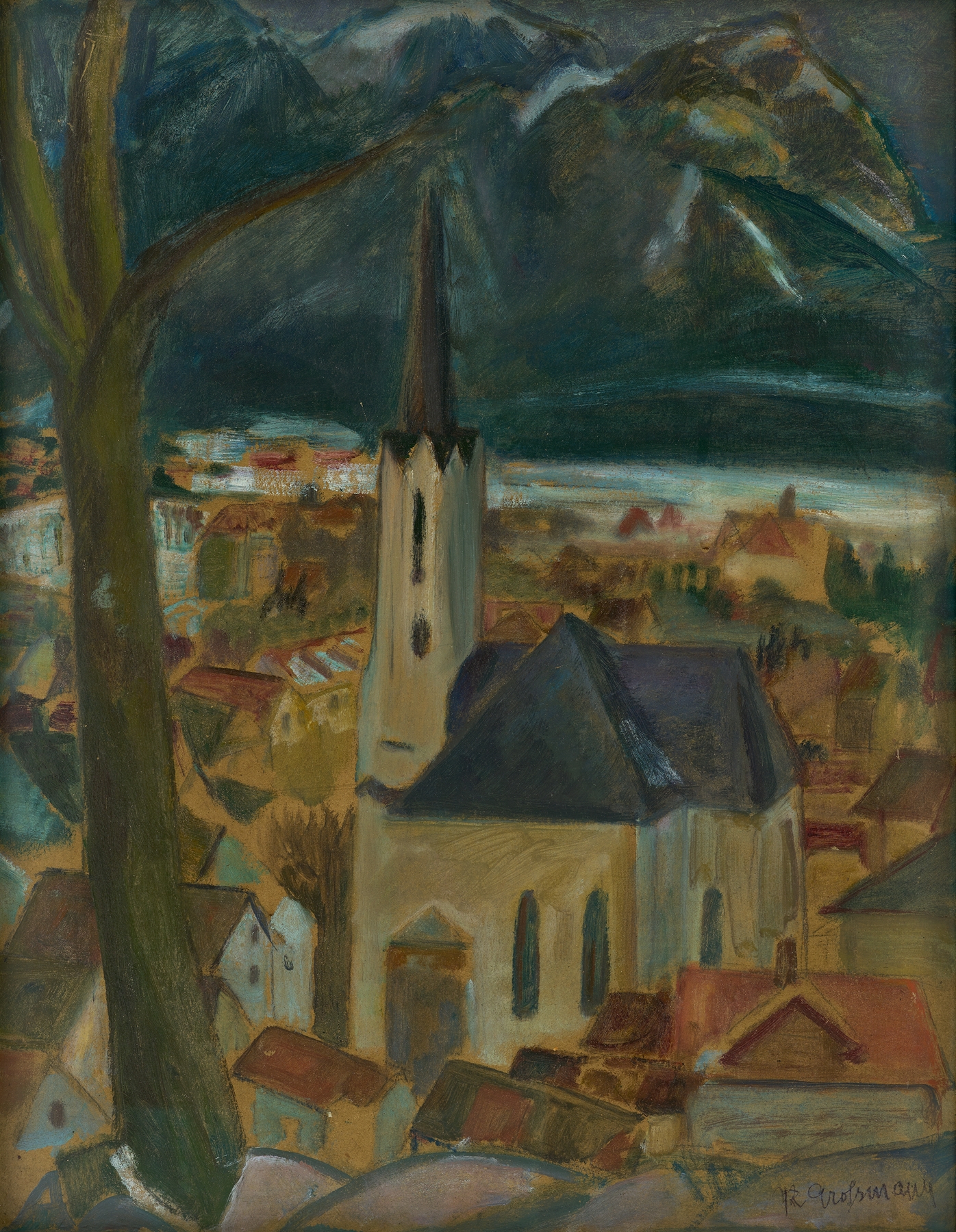 Partenkirchen., by Rudolf Grossmann, public domain