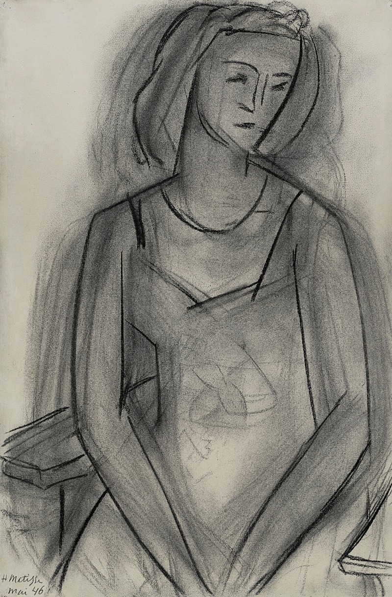 Henri Matisse's portrait of Lucienne Bernard showcases vibrant colors and bold forms.