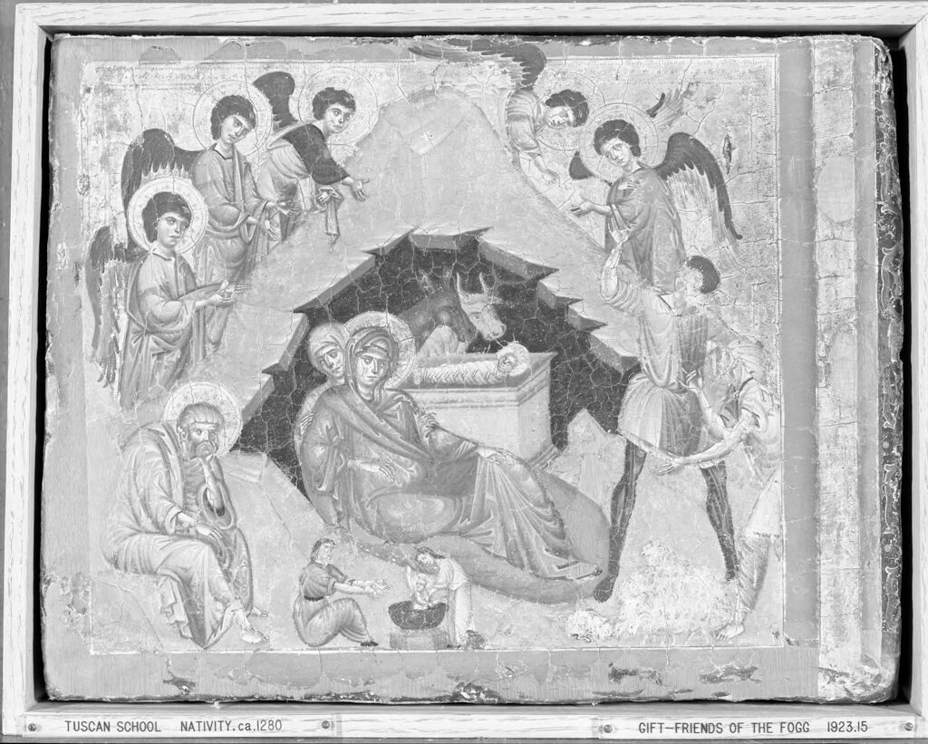 The Nativity, by Unidentified artist, public domain