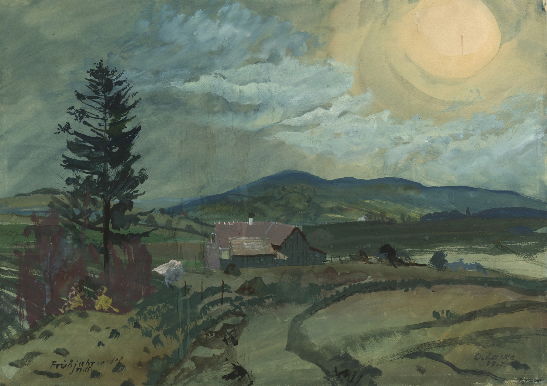 Frühjahrsnebel in Niederösterreich, by Oskar Laske, public domain