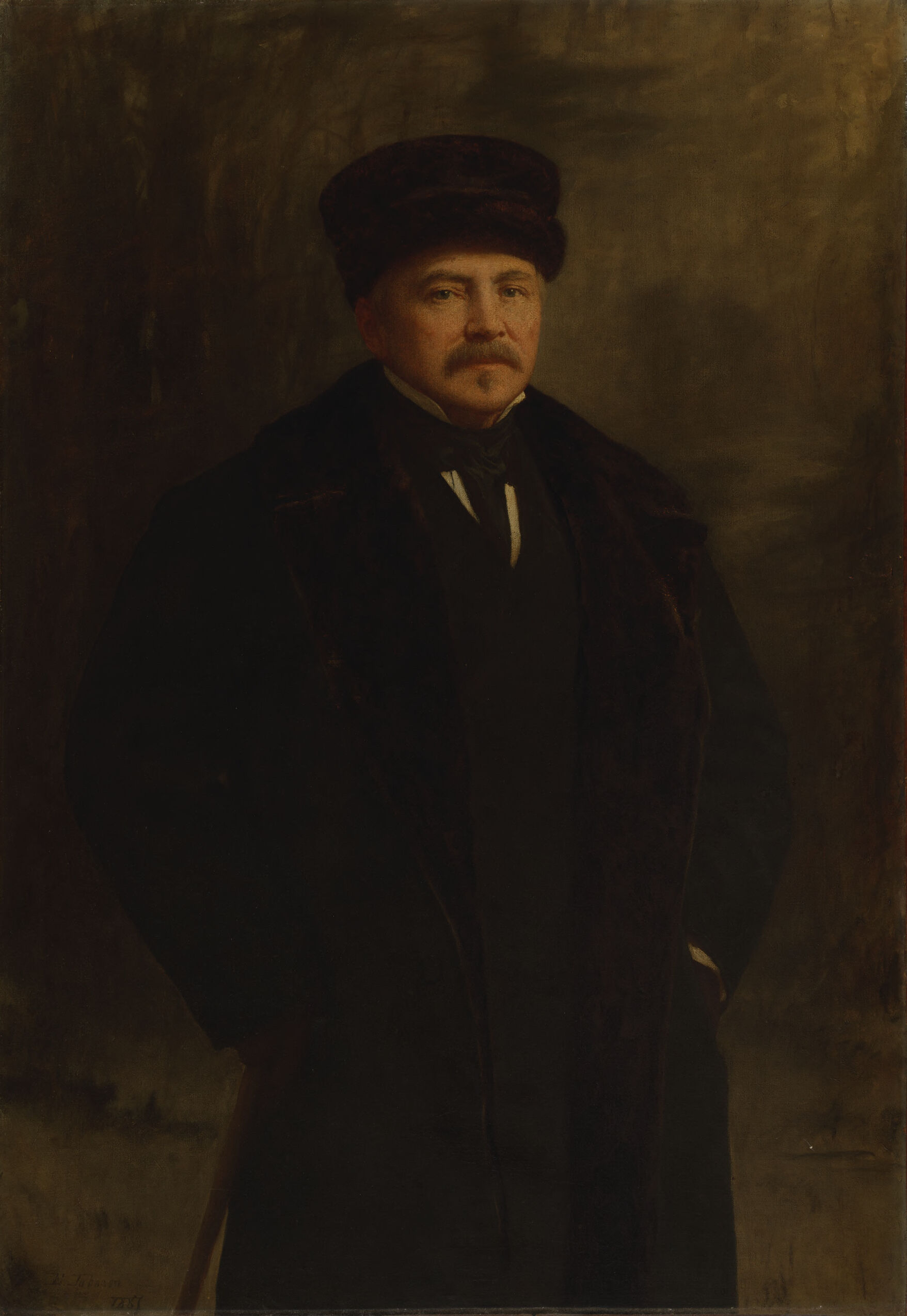 Amos Adams Lawrence (1814-1886), by Eastman Johnson, public domain